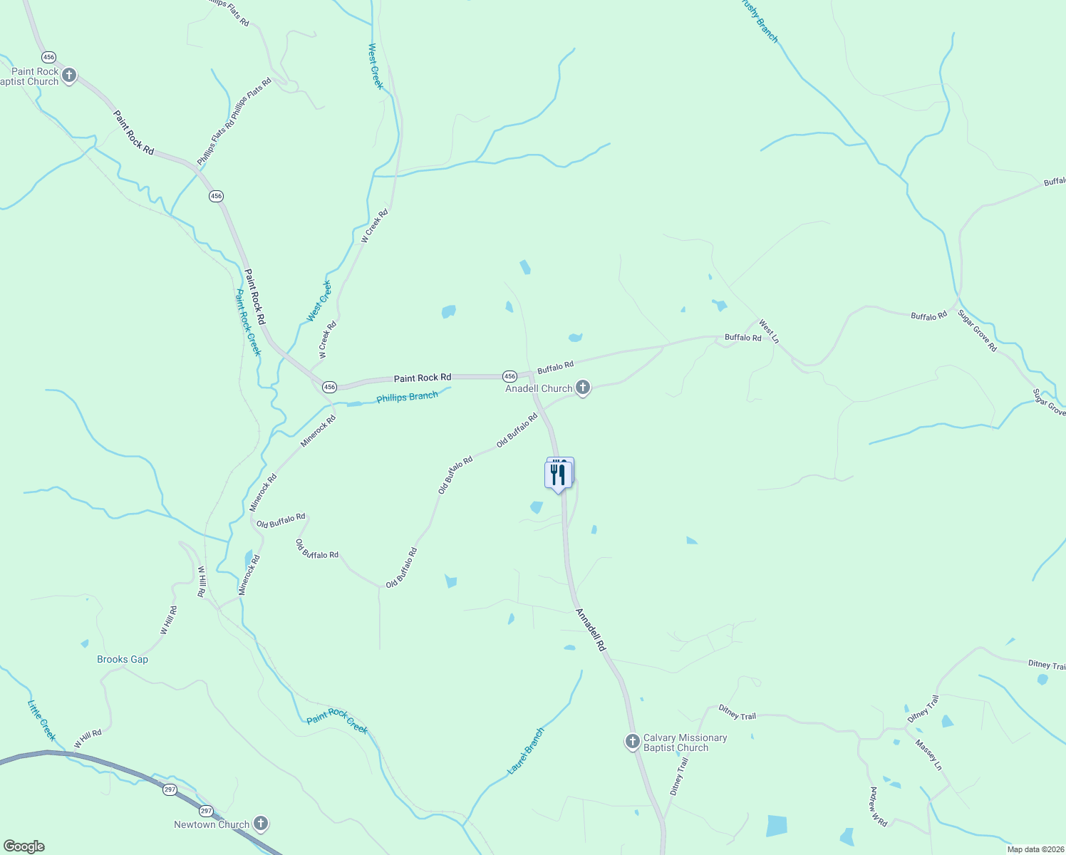 map of restaurants, bars, coffee shops, grocery stores, and more near 2633 Annadell Rd in Pioneer