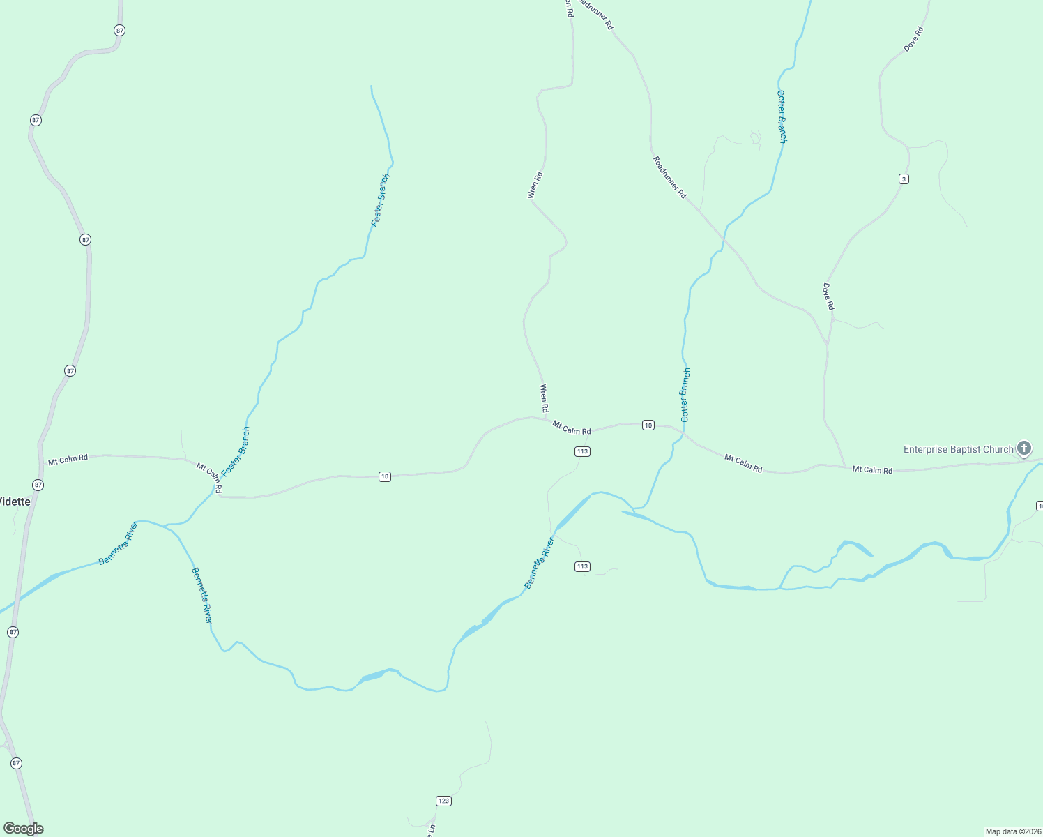 map of restaurants, bars, coffee shops, grocery stores, and more near 7317 Mount Calm Road in Gepp