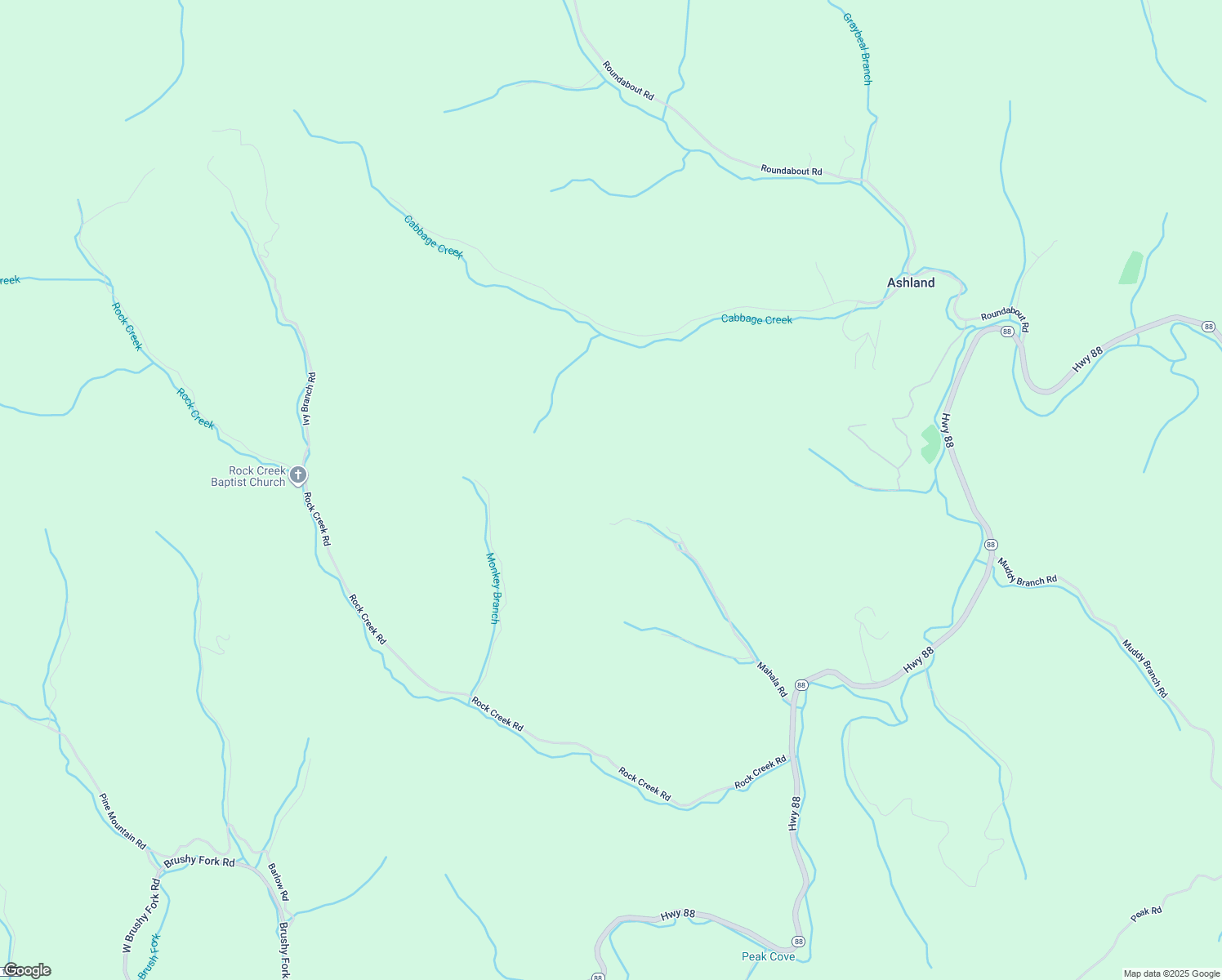 map of restaurants, bars, coffee shops, grocery stores, and more near 828 Mahala Road in Creston
