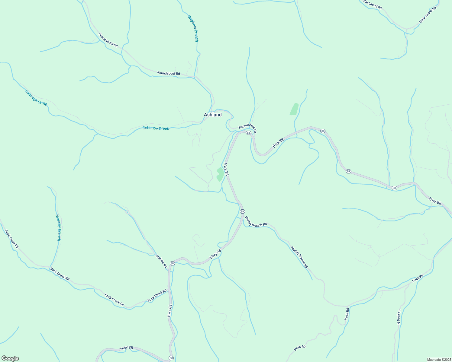 map of restaurants, bars, coffee shops, grocery stores, and more near 16634 North Carolina 88 in Creston