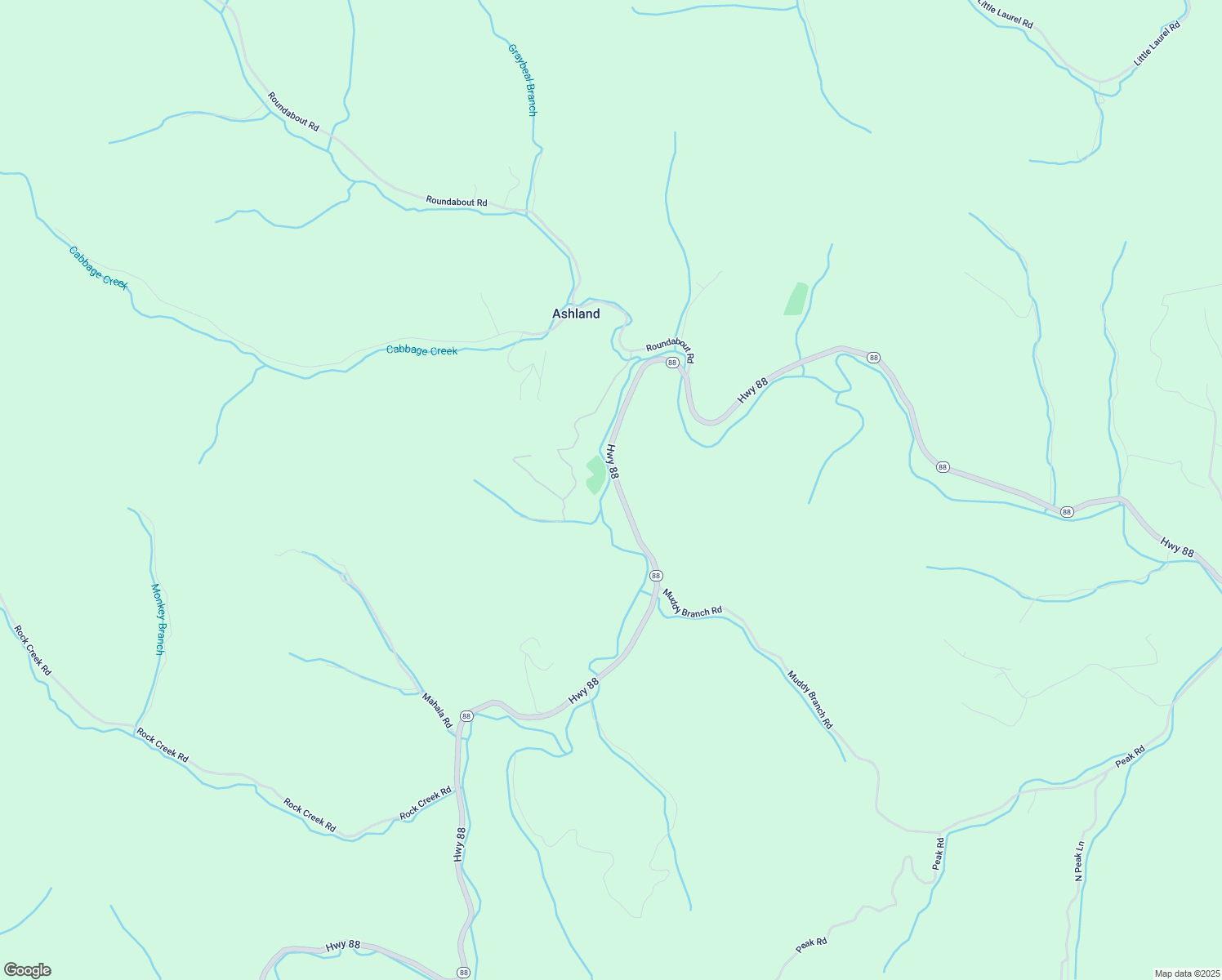 map of restaurants, bars, coffee shops, grocery stores, and more near 16634 North Carolina 88 in Creston