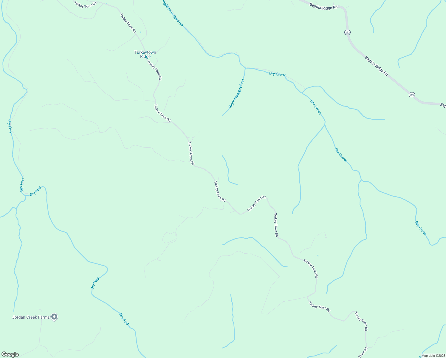 map of restaurants, bars, coffee shops, grocery stores, and more near 2959 Turkey Town in Hilham