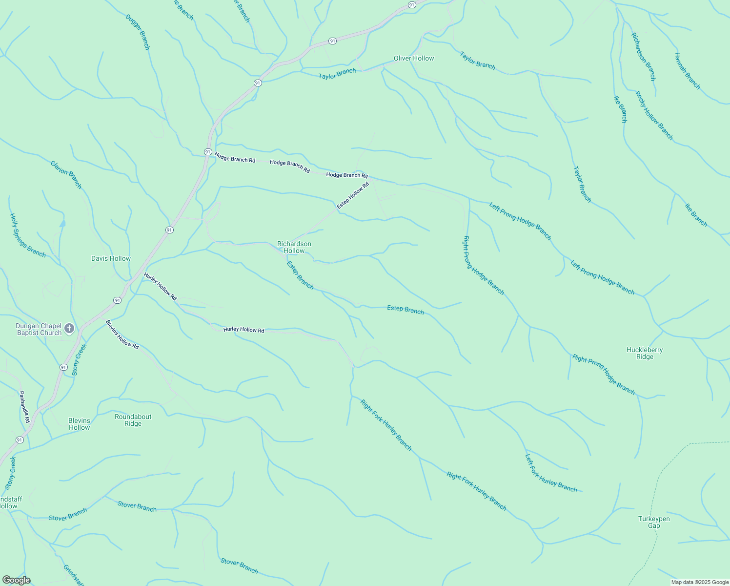 map of restaurants, bars, coffee shops, grocery stores, and more near 331 Estep Hollow Rd in Elizabethton