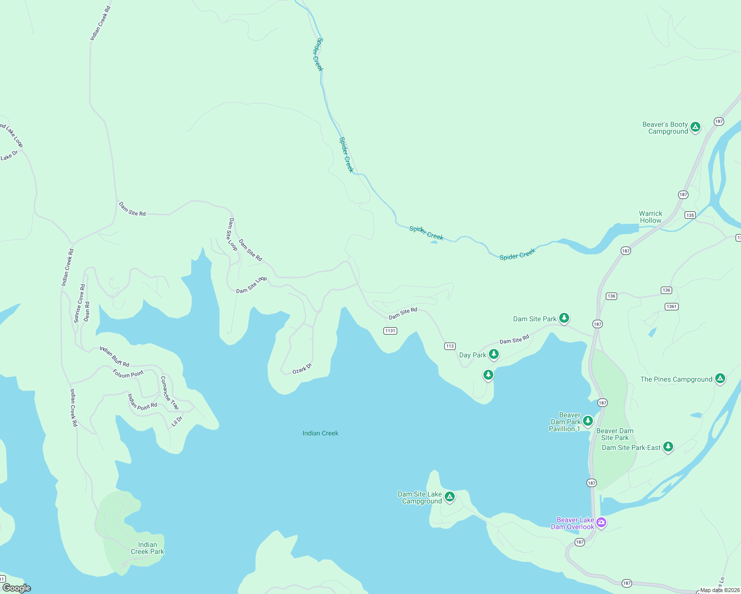 map of restaurants, bars, coffee shops, grocery stores, and more near 23190 Dam Site Road in Garfield