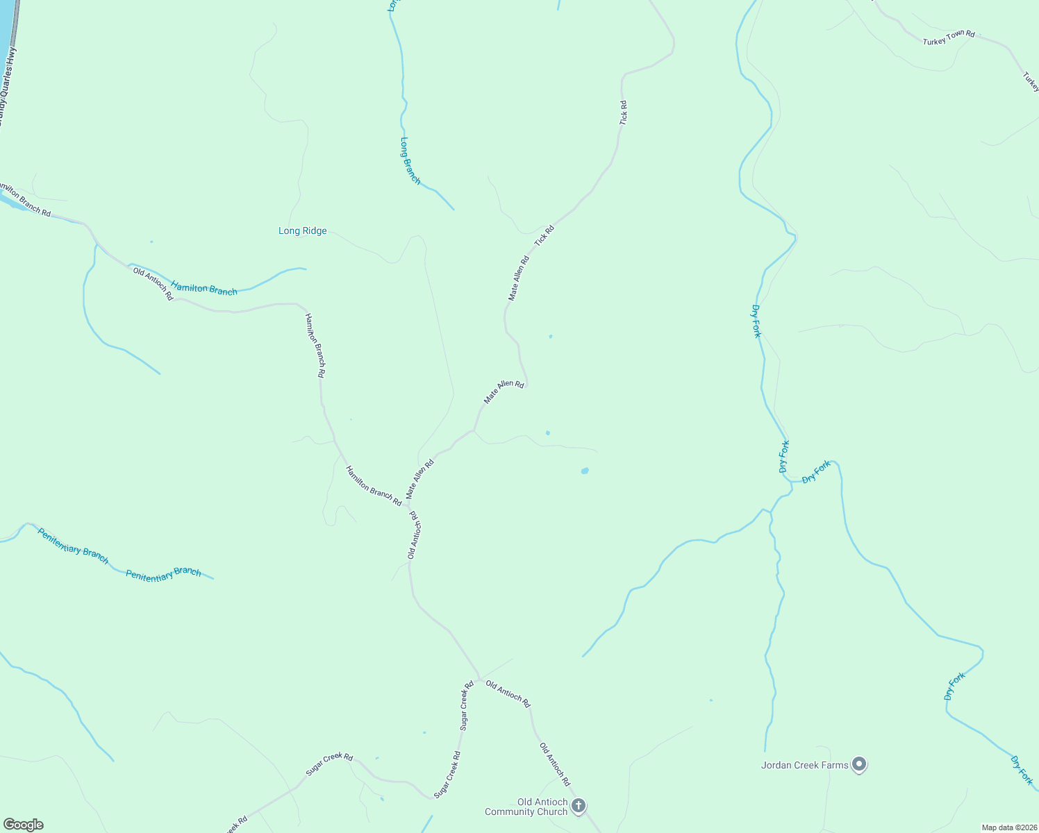 map of restaurants, bars, coffee shops, grocery stores, and more near 464 Mate Allen Road in Gainesboro