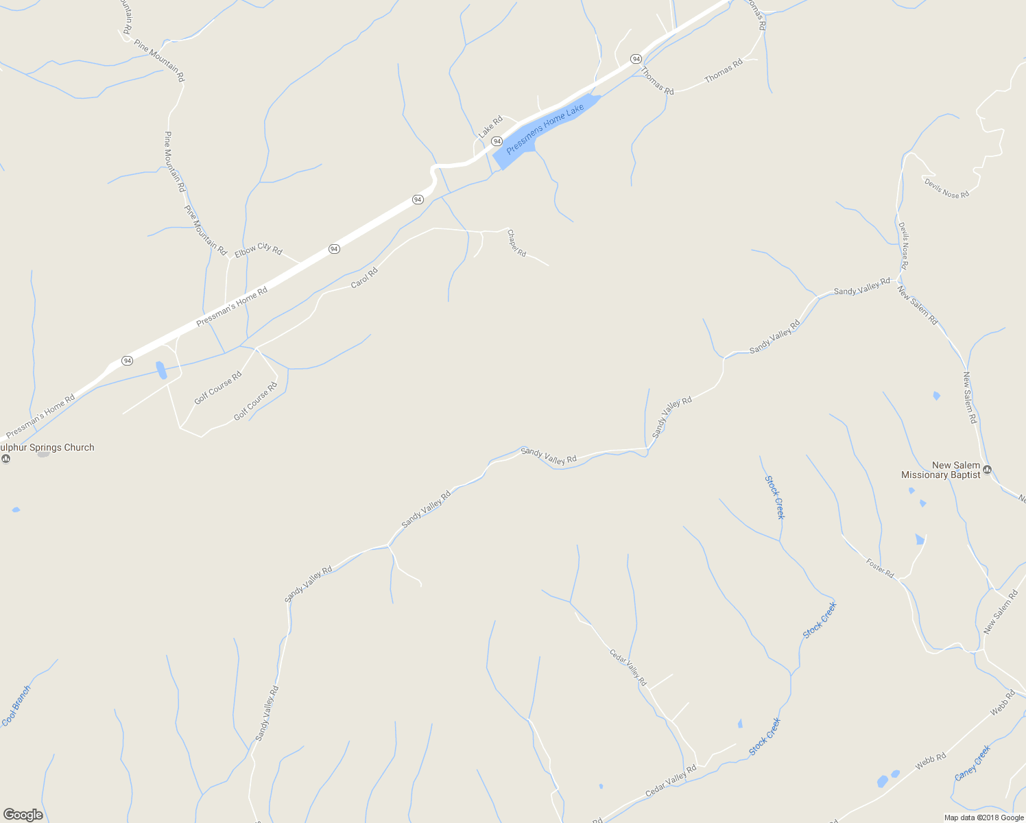 map of restaurants, bars, coffee shops, grocery stores, and more near 607 Sandy Valley Road in Rogersville