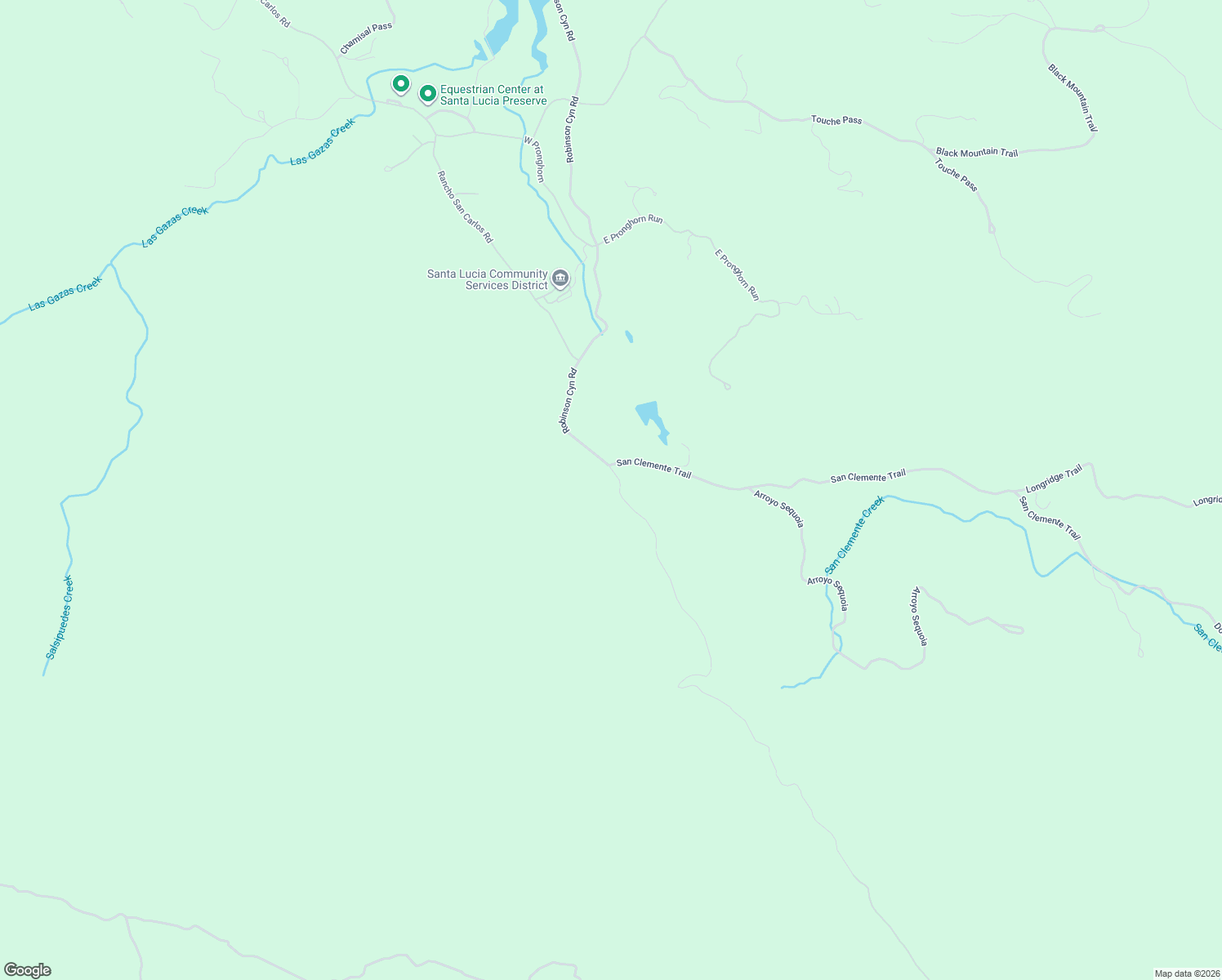 map of restaurants, bars, coffee shops, grocery stores, and more near 34221 Robinson Canyon Road in Carmel