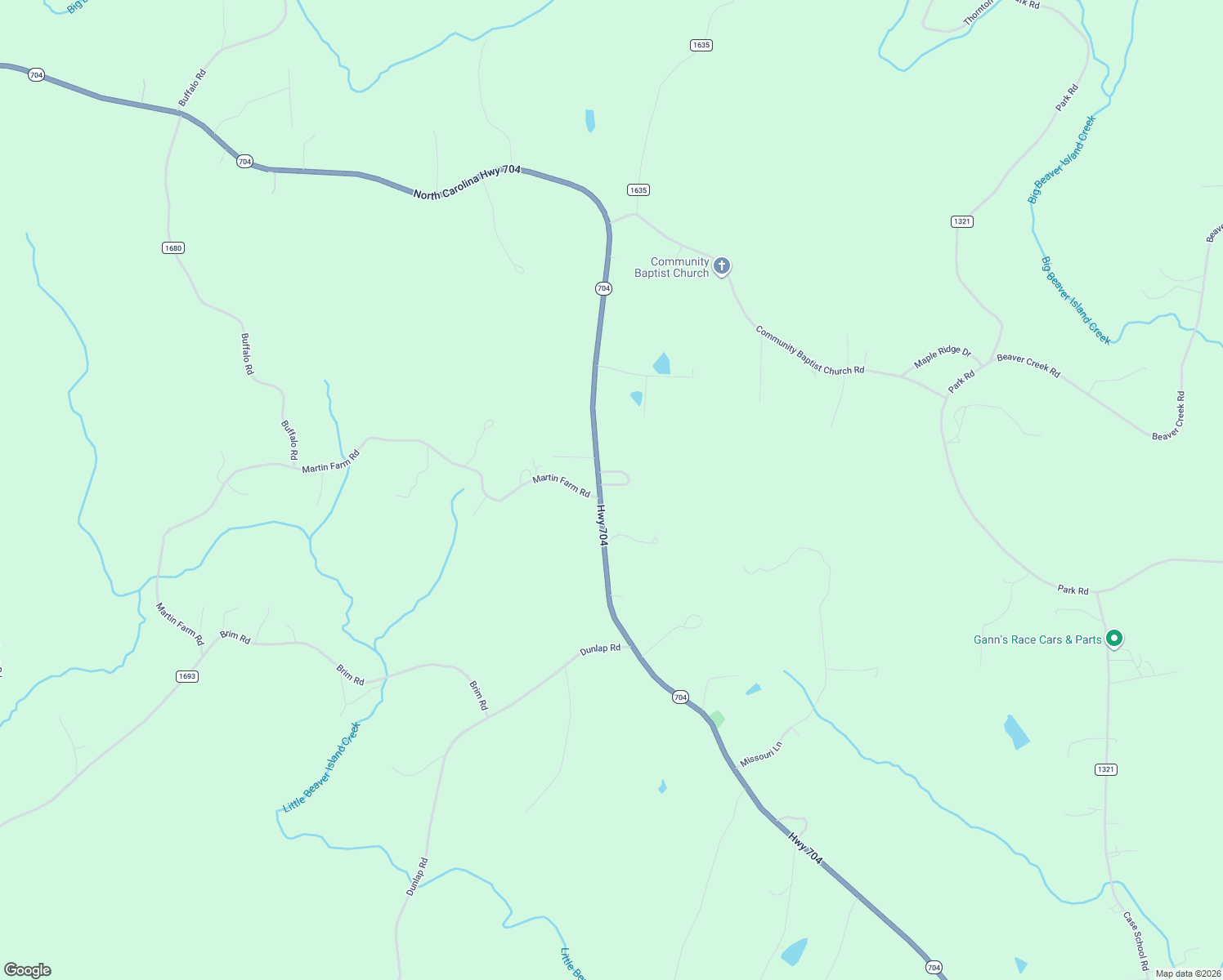 map of restaurants, bars, coffee shops, grocery stores, and more near 8482 North Carolina 704 in Madison