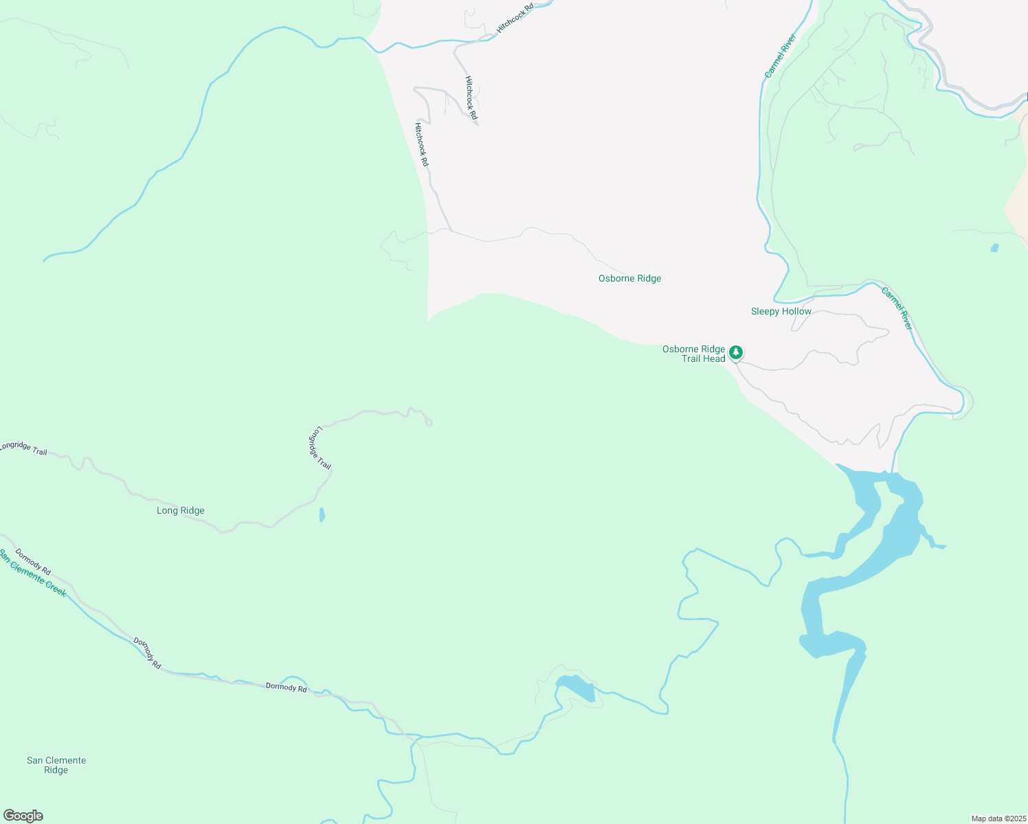 map of restaurants, bars, coffee shops, grocery stores, and more near 28 Longridge Trail in Carmel-by-the-Sea