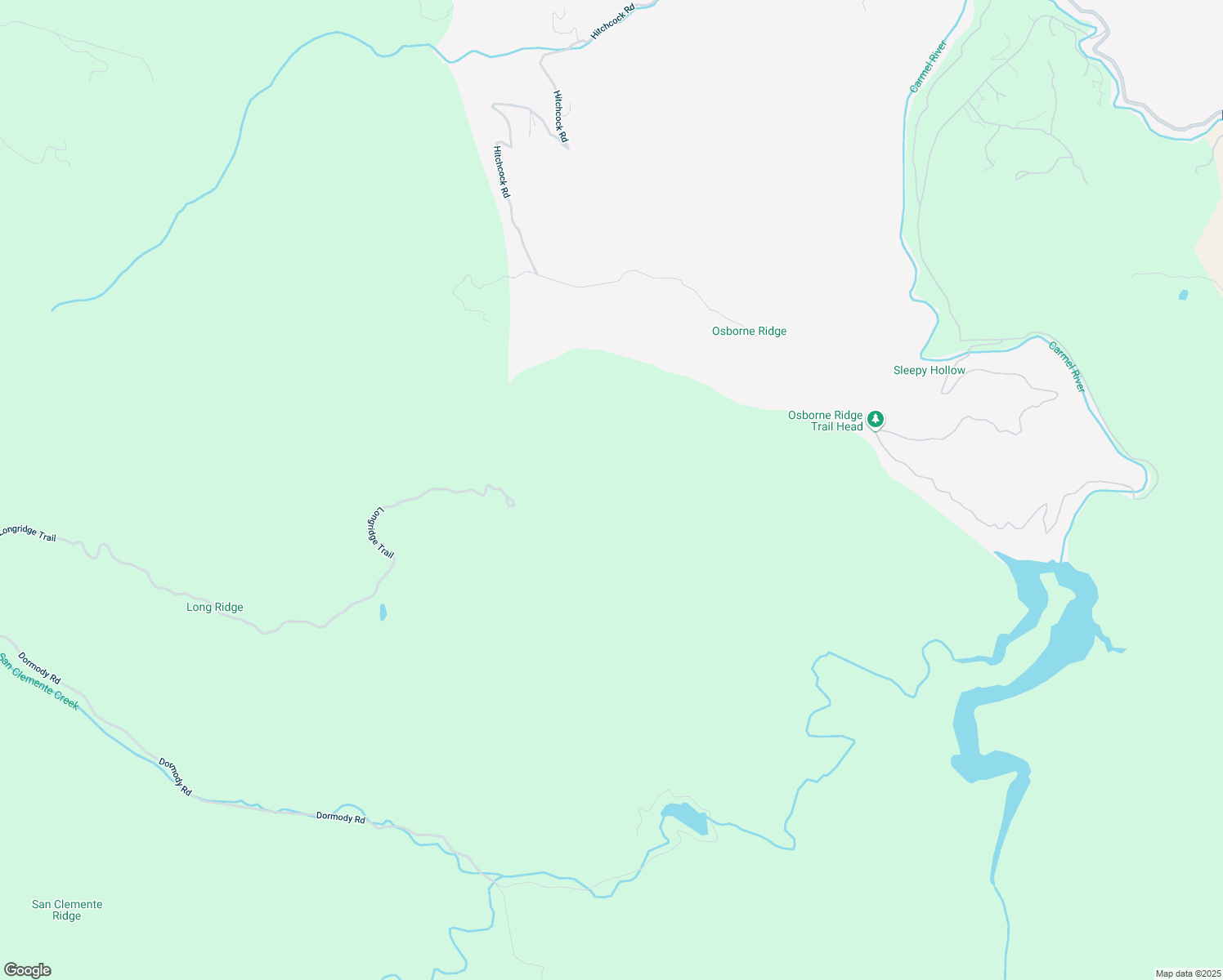 map of restaurants, bars, coffee shops, grocery stores, and more near 28 Longridge Trail in Carmel-by-the-Sea