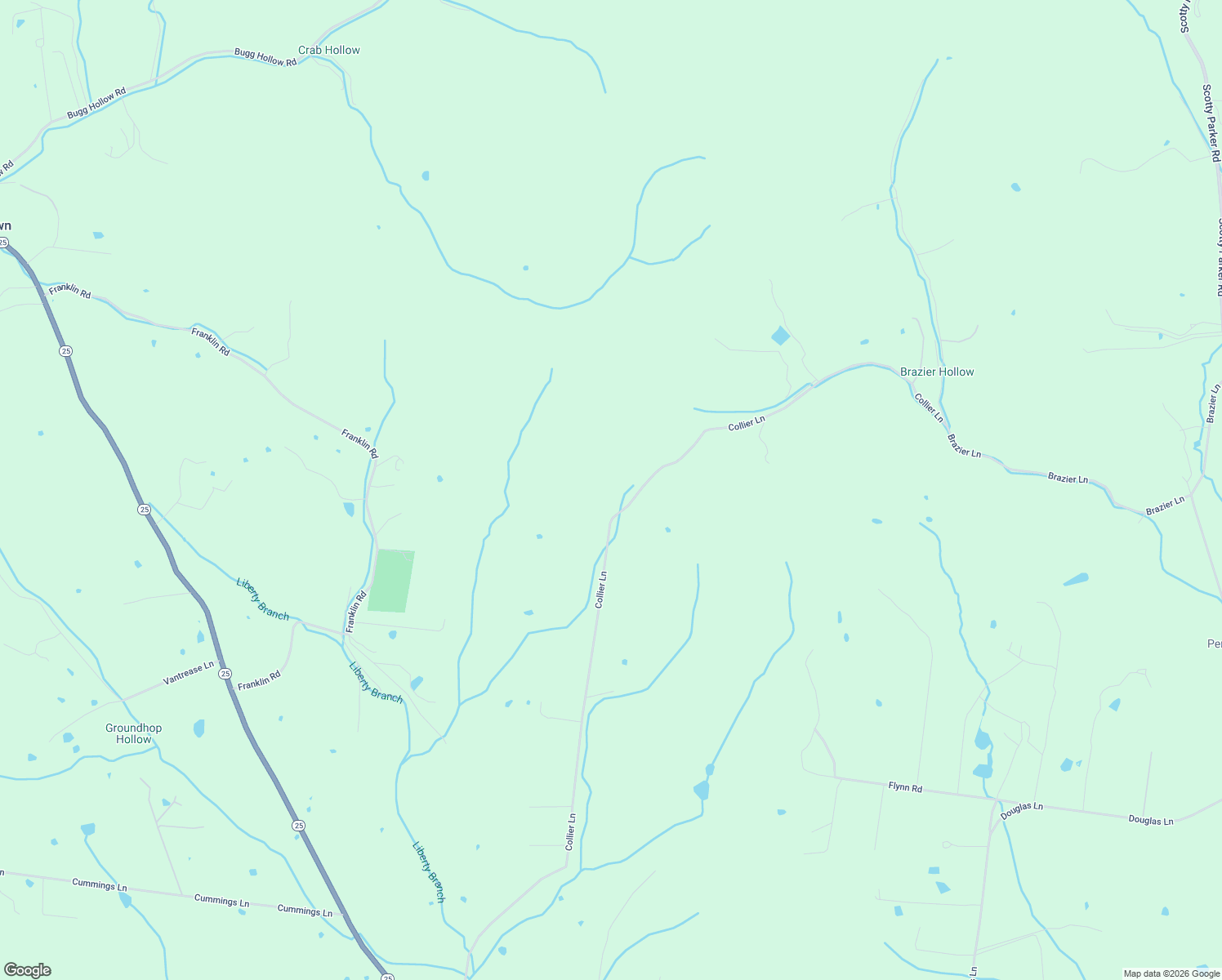 map of restaurants, bars, coffee shops, grocery stores, and more near 401 Collier Lane in Gallatin