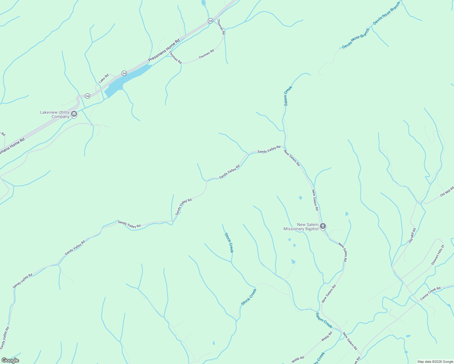 map of restaurants, bars, coffee shops, grocery stores, and more near 859 Sandy Valley Road in Rogersville