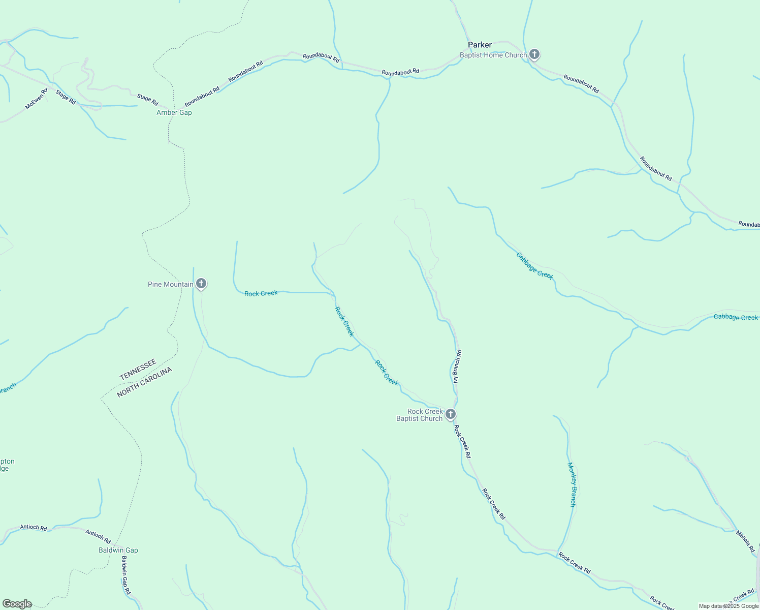map of restaurants, bars, coffee shops, grocery stores, and more near 2592 Rock Creek Road in Creston