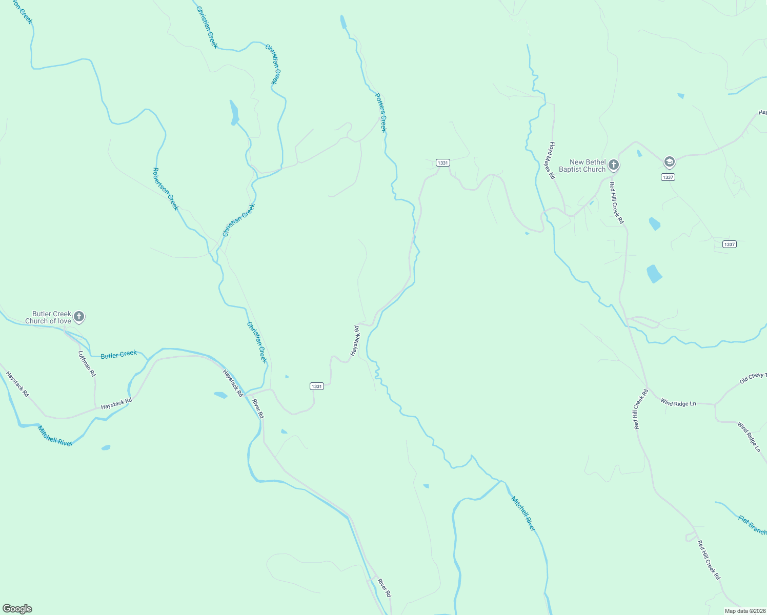 map of restaurants, bars, coffee shops, grocery stores, and more near 5976 Haystack Road in Dobson