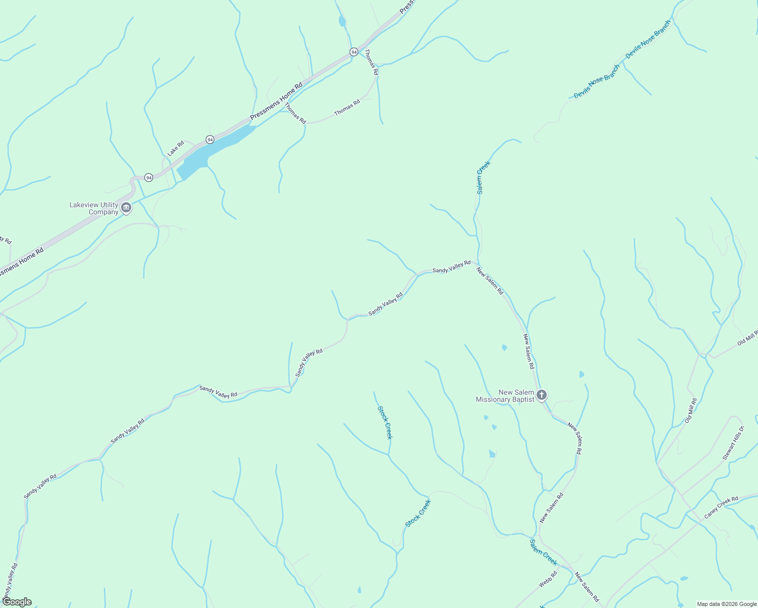map of restaurants, bars, coffee shops, grocery stores, and more near 861 Sandy Valley Road in Rogersville