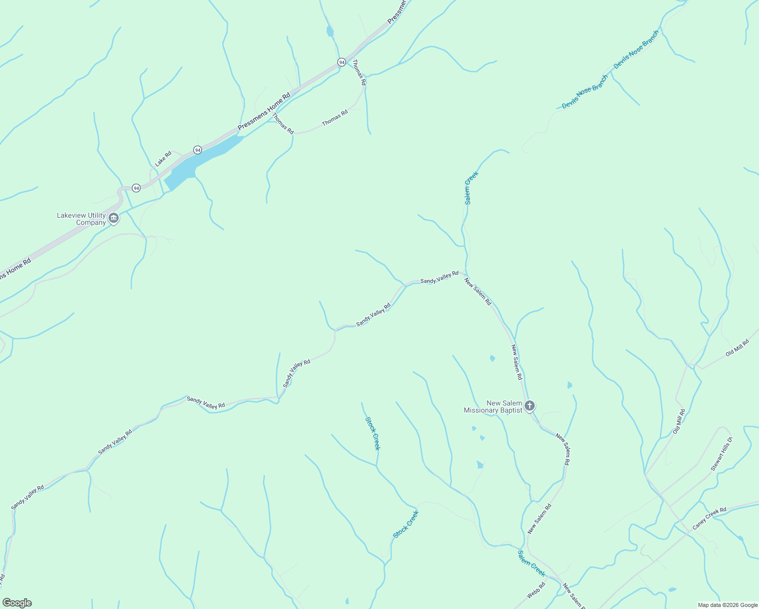 map of restaurants, bars, coffee shops, grocery stores, and more near 875 Sandy Valley Road in Rogersville