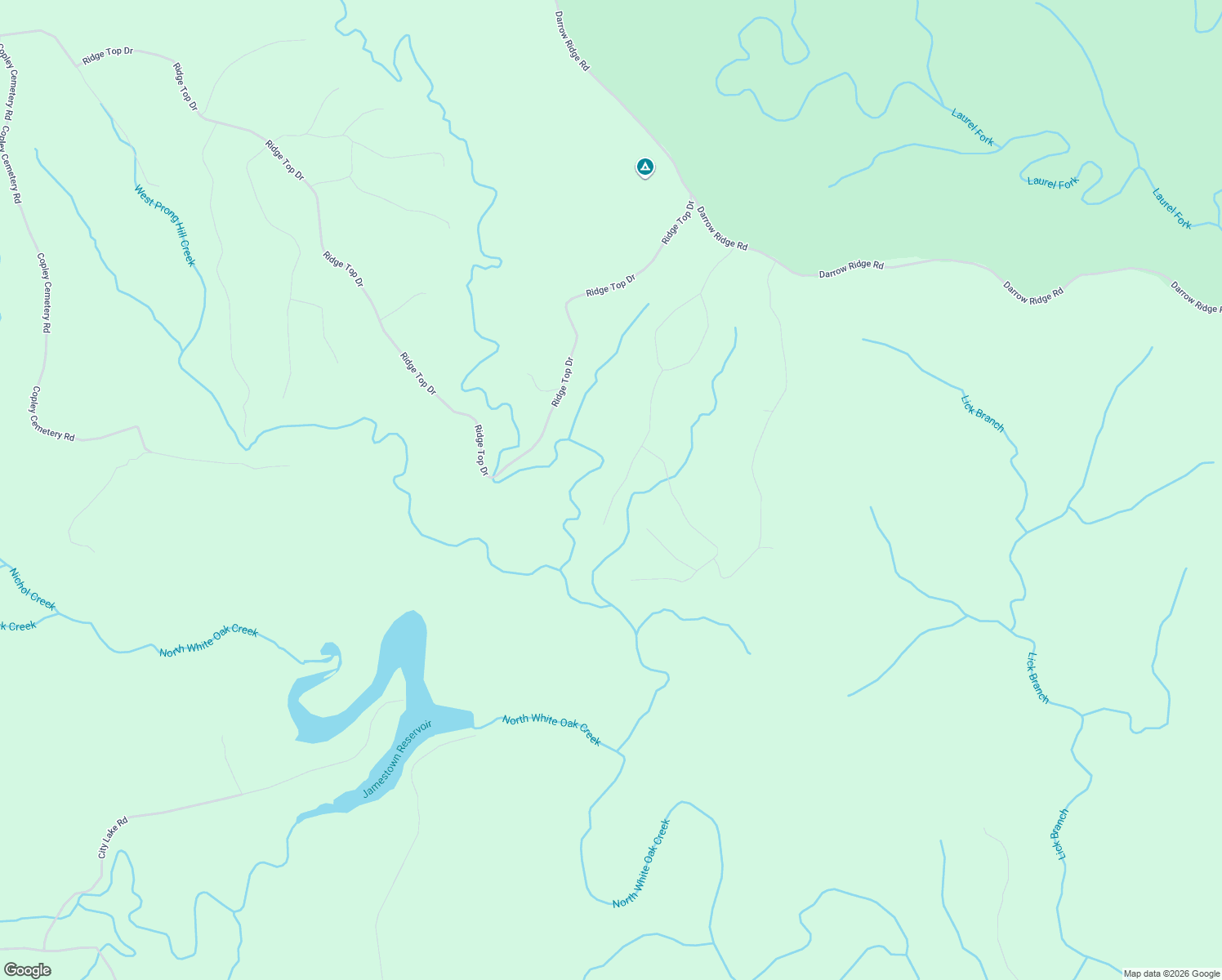 map of restaurants, bars, coffee shops, grocery stores, and more near 759 Rockview Road in Jamestown