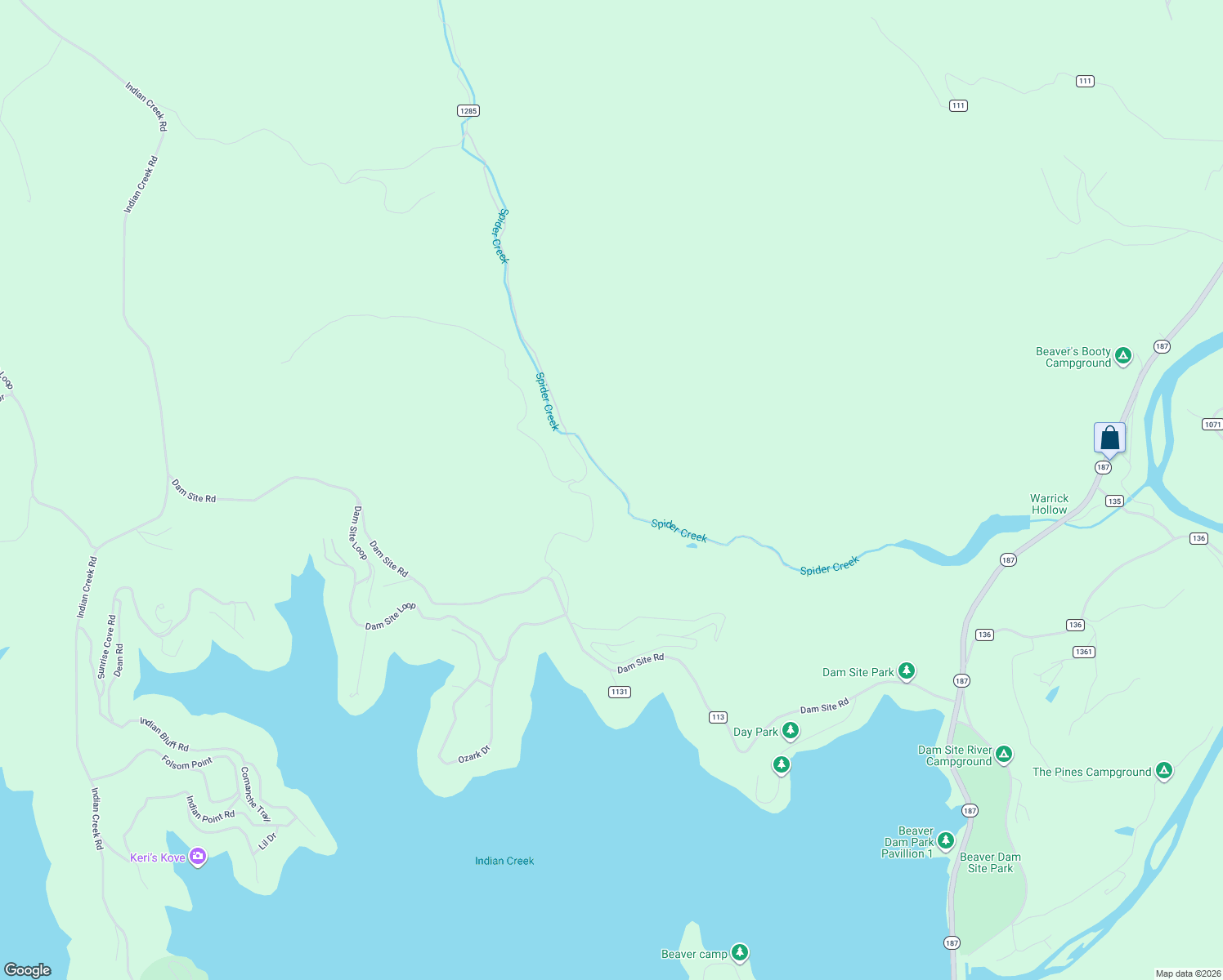 map of restaurants, bars, coffee shops, grocery stores, and more near 23174 Spider Creek Road in Garfield