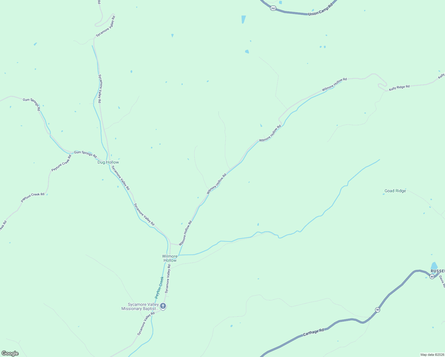 map of restaurants, bars, coffee shops, grocery stores, and more near 655 Wilmore Hollow Road in Pleasant Shade