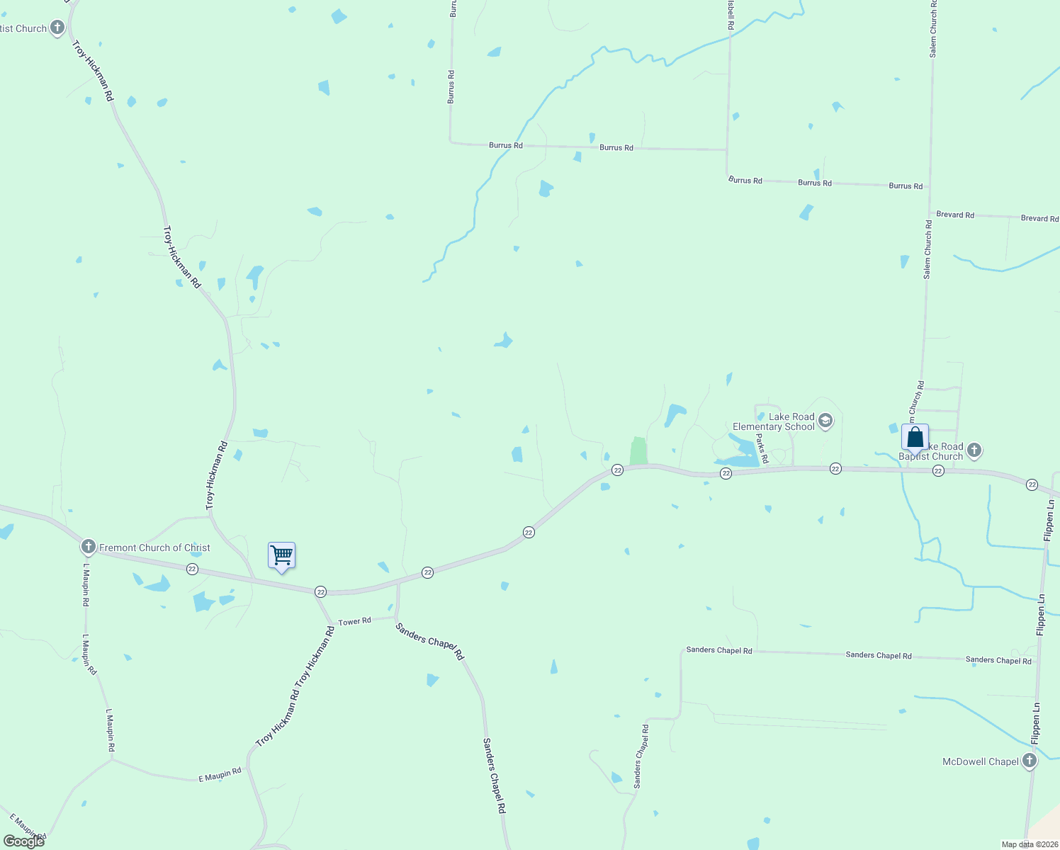 map of restaurants, bars, coffee shops, grocery stores, and more near 3767 Pete Gray Road in Union City