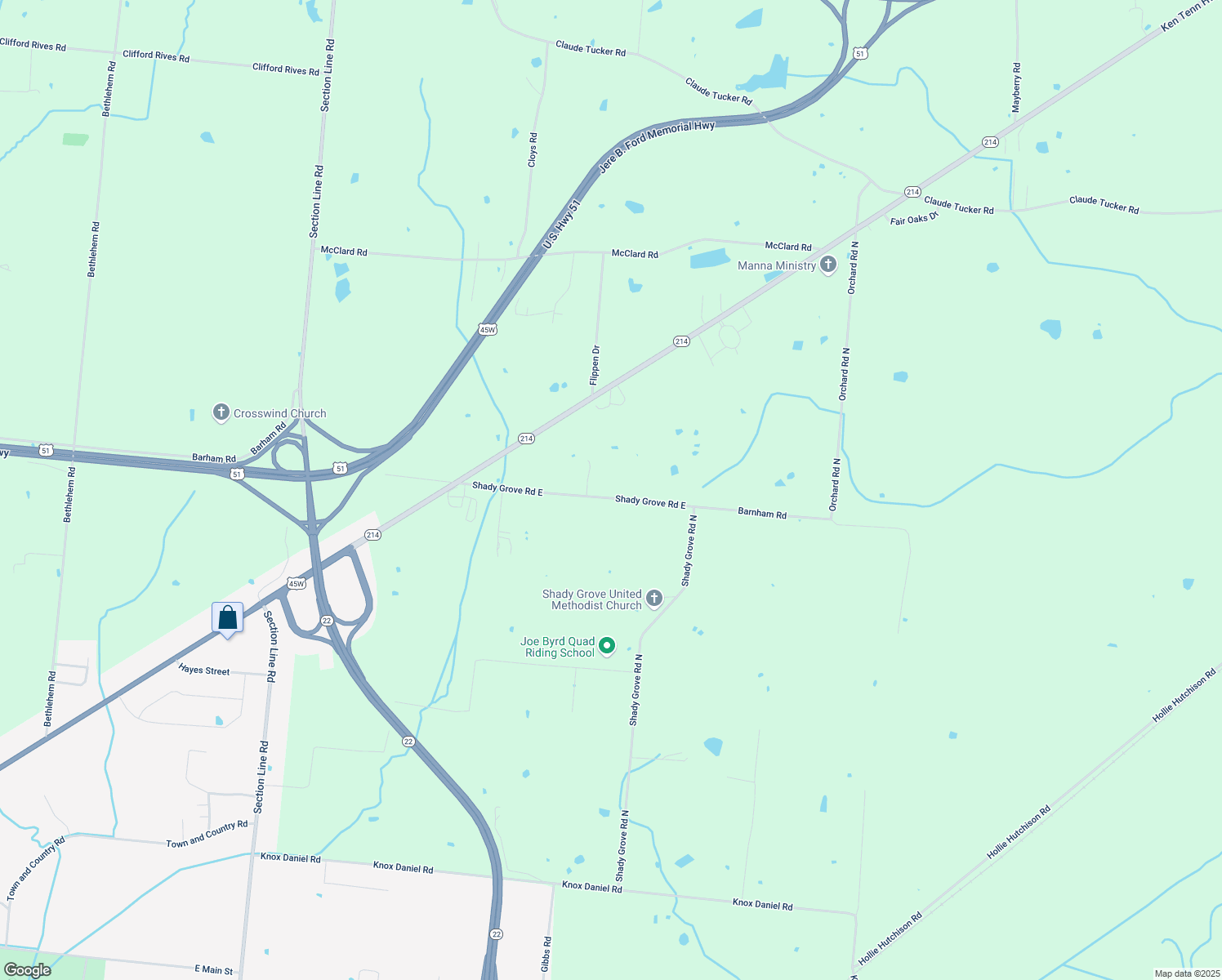 map of restaurants, bars, coffee shops, grocery stores, and more near 5052 Shady Grove Road East in Union City