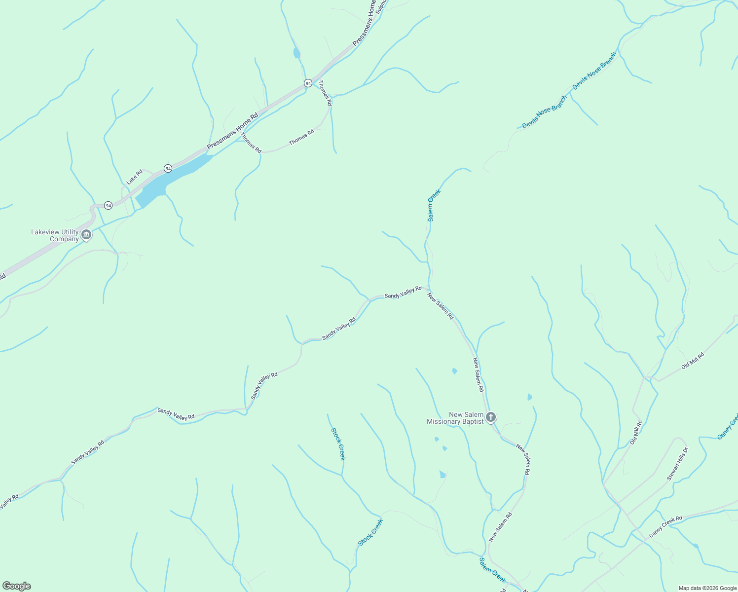 map of restaurants, bars, coffee shops, grocery stores, and more near 875 Sandy Valley Road in Rogersville