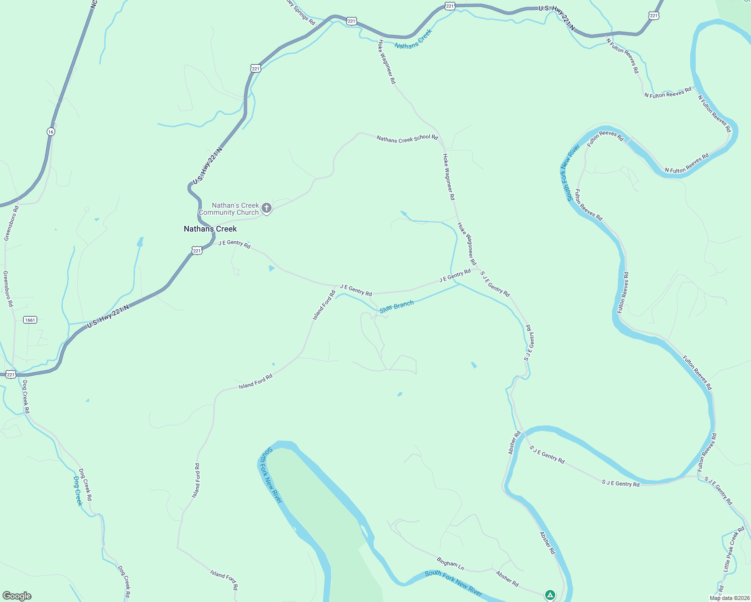 map of restaurants, bars, coffee shops, grocery stores, and more near 1046 J E Gentry Road in Crumpler