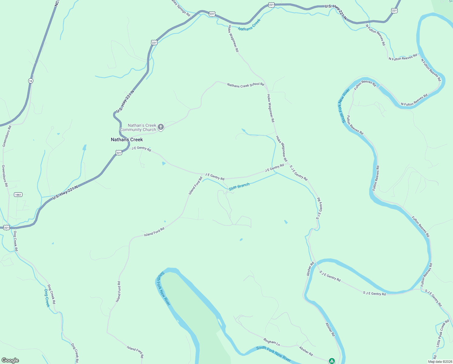 map of restaurants, bars, coffee shops, grocery stores, and more near 1046 J E Gentry Road in Crumpler