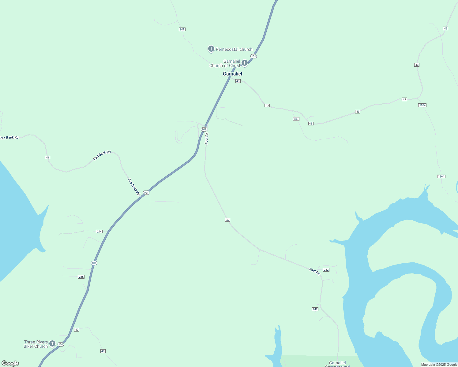 map of restaurants, bars, coffee shops, grocery stores, and more near 544 Cr 42 in Baxter