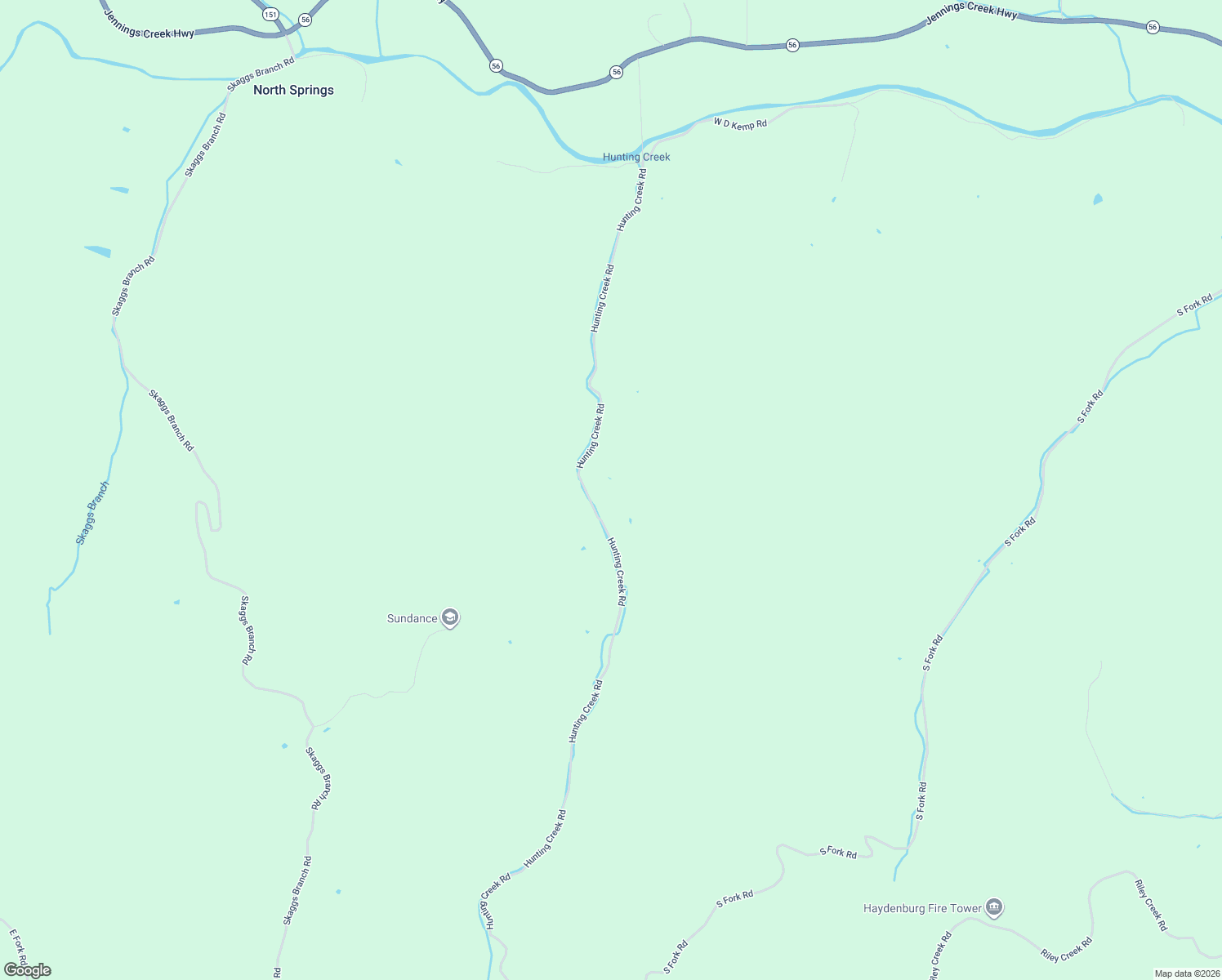 map of restaurants, bars, coffee shops, grocery stores, and more near 747 Hunting Creek Road in Whitleyville