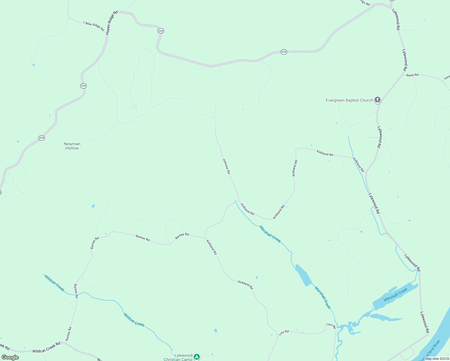 map of restaurants, bars, coffee shops, grocery stores, and more near 5267 Johnnie Road in Indian Mound