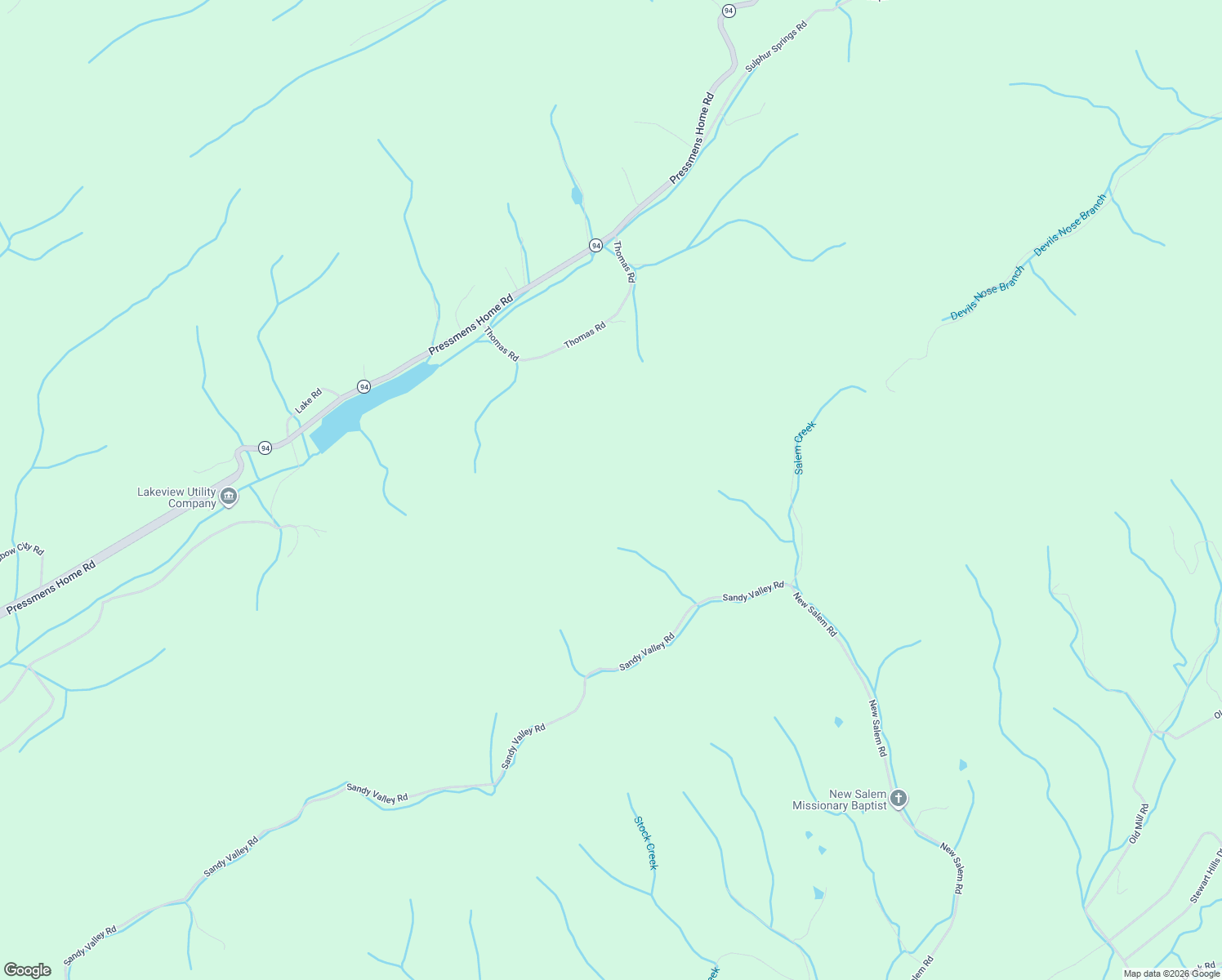 map of restaurants, bars, coffee shops, grocery stores, and more near 875 Sandy Valley Road in Rogersville