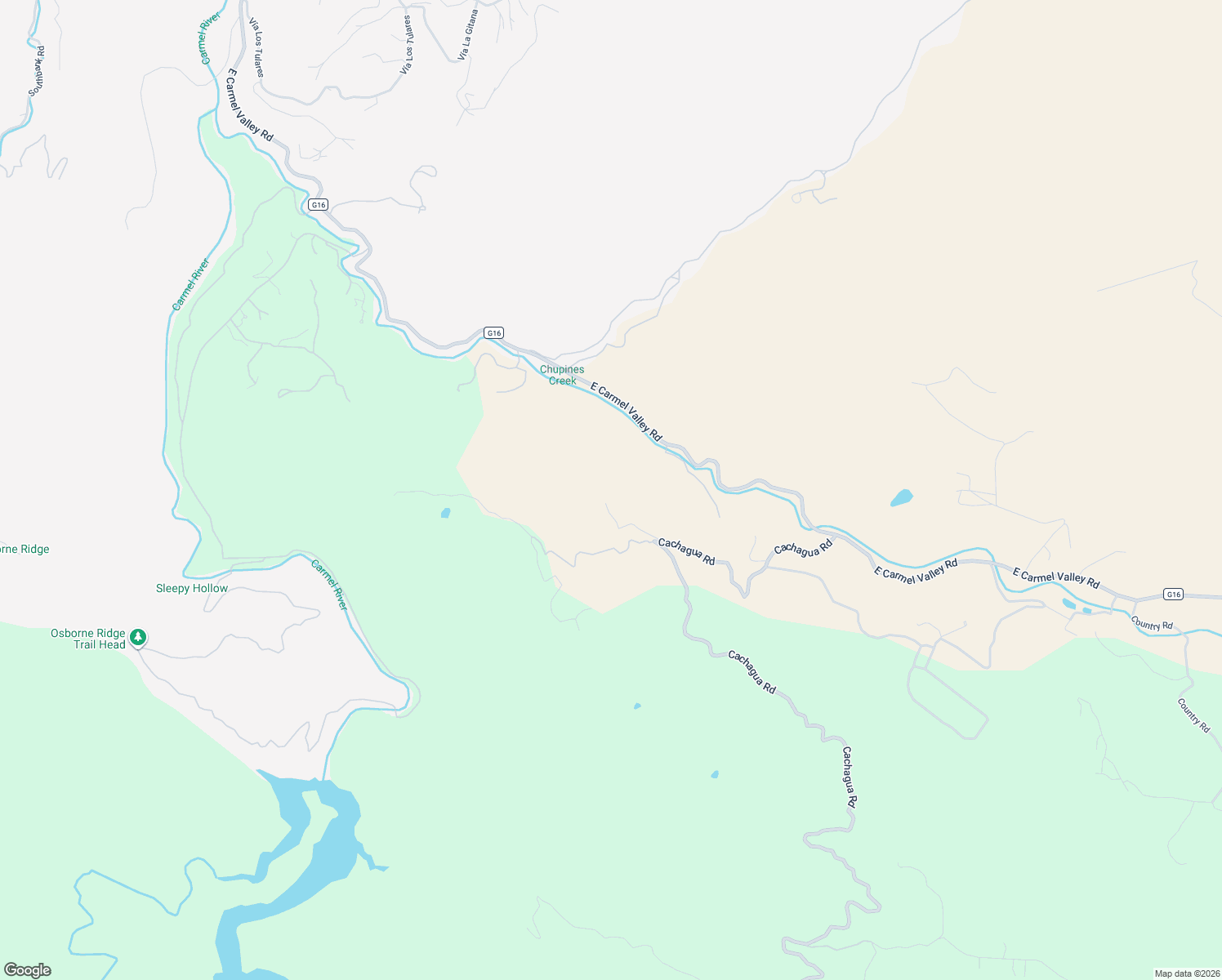 map of restaurants, bars, coffee shops, grocery stores, and more near 17094 Cachagua Road in Carmel Valley