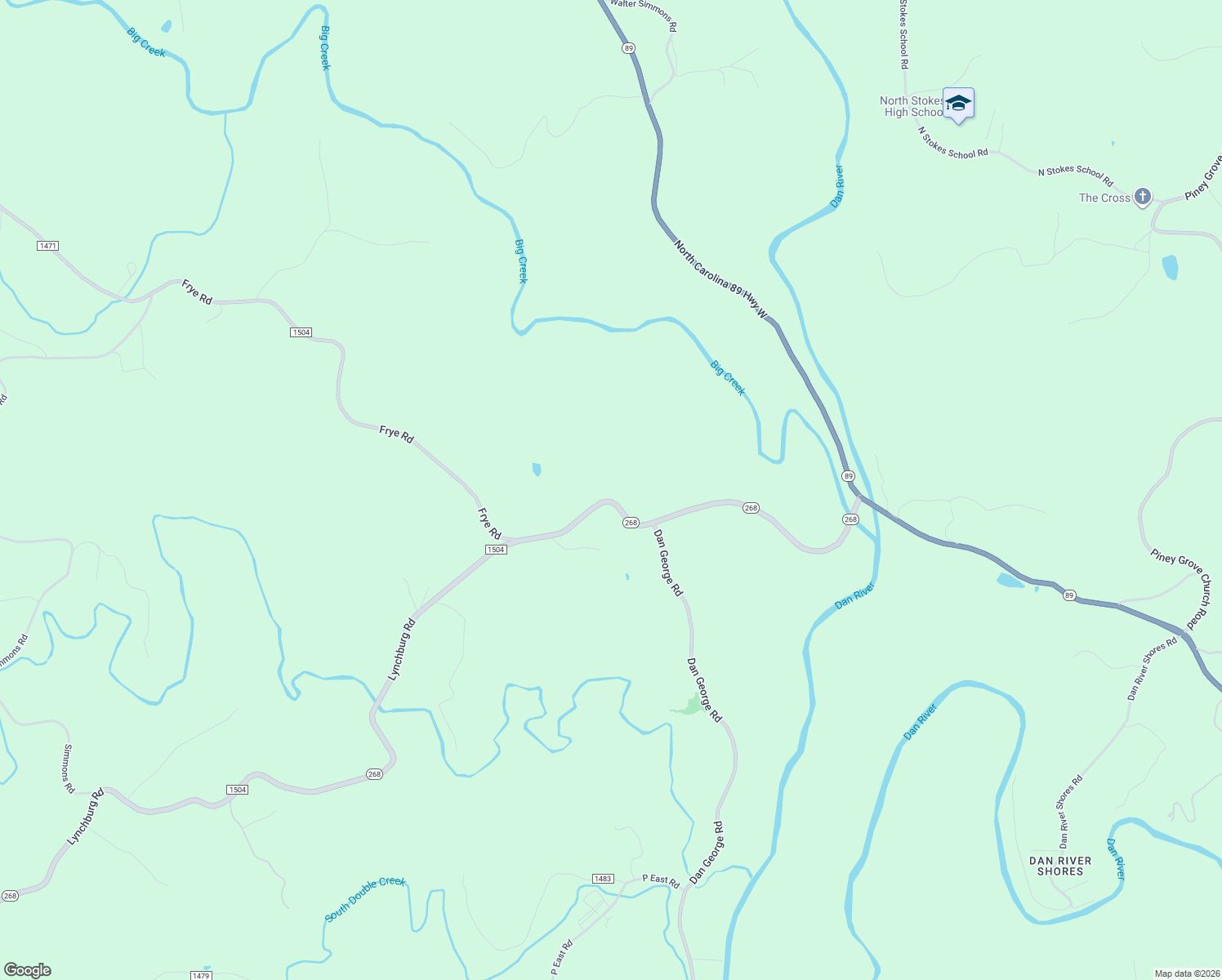 map of restaurants, bars, coffee shops, grocery stores, and more near 2495 Lynchburg Road in Westfield