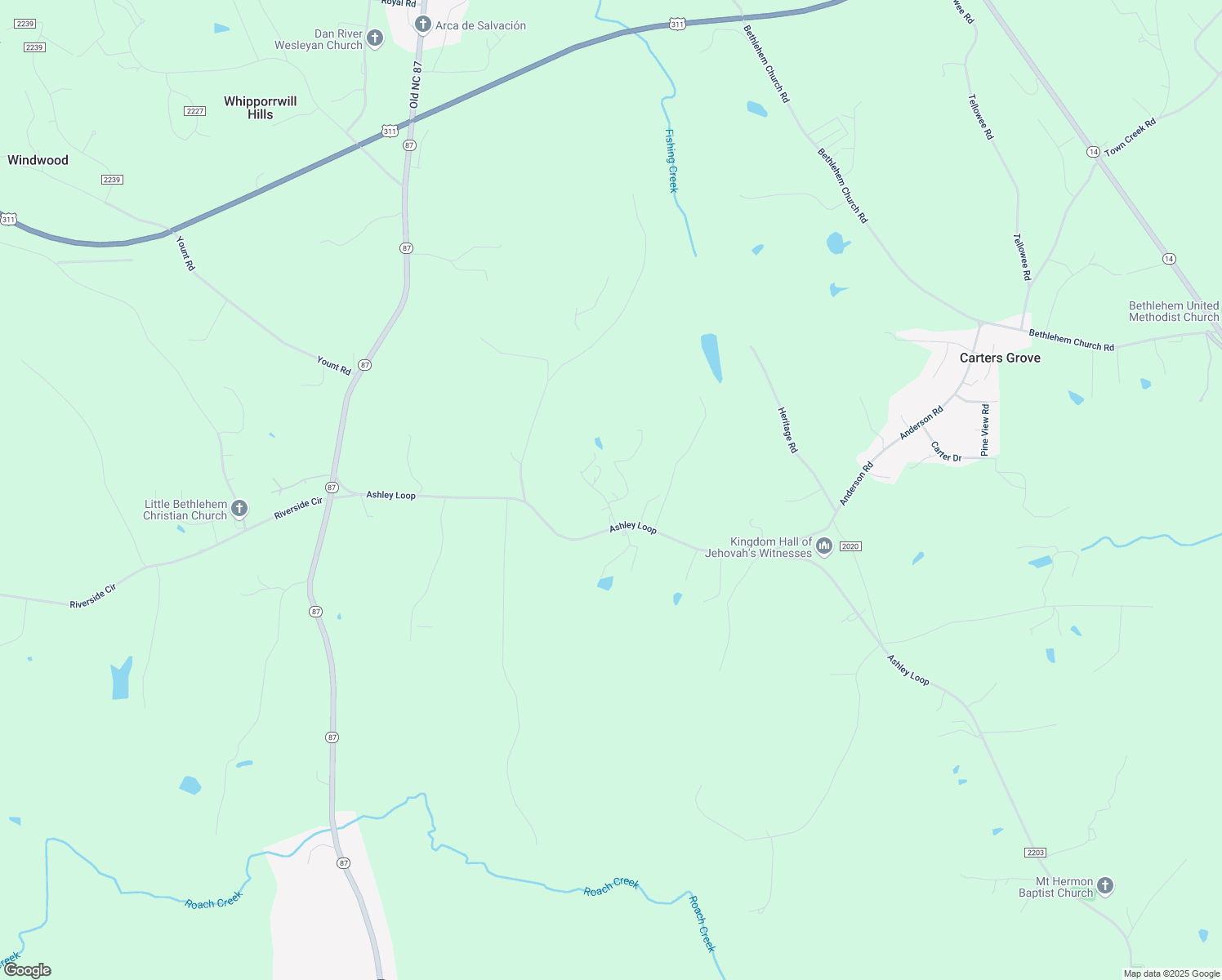map of restaurants, bars, coffee shops, grocery stores, and more near 150 Marion Ridge Drive in Eden