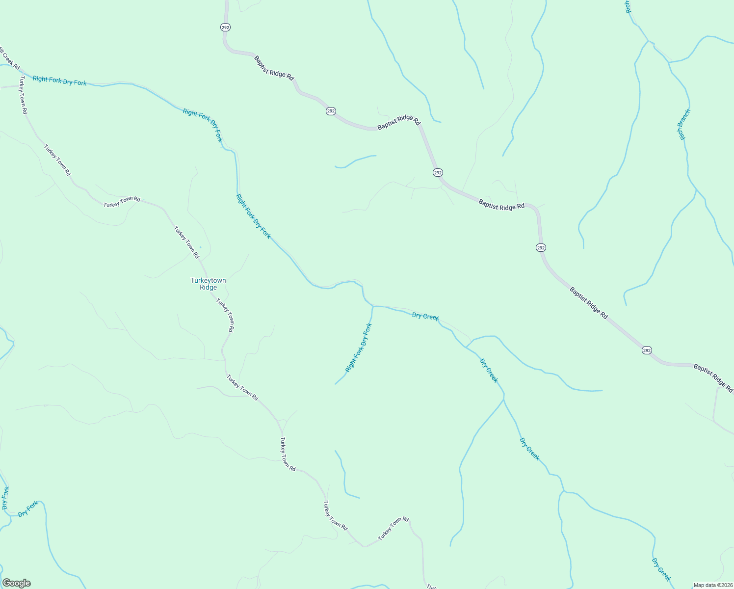 map of restaurants, bars, coffee shops, grocery stores, and more near 5154 Dry Mill Creek Road in Hilham