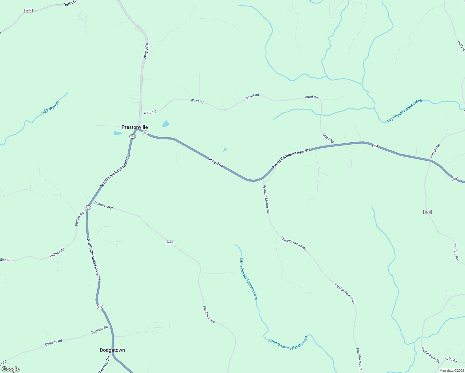map of restaurants, bars, coffee shops, grocery stores, and more near 10365 North Carolina 704 in Madison