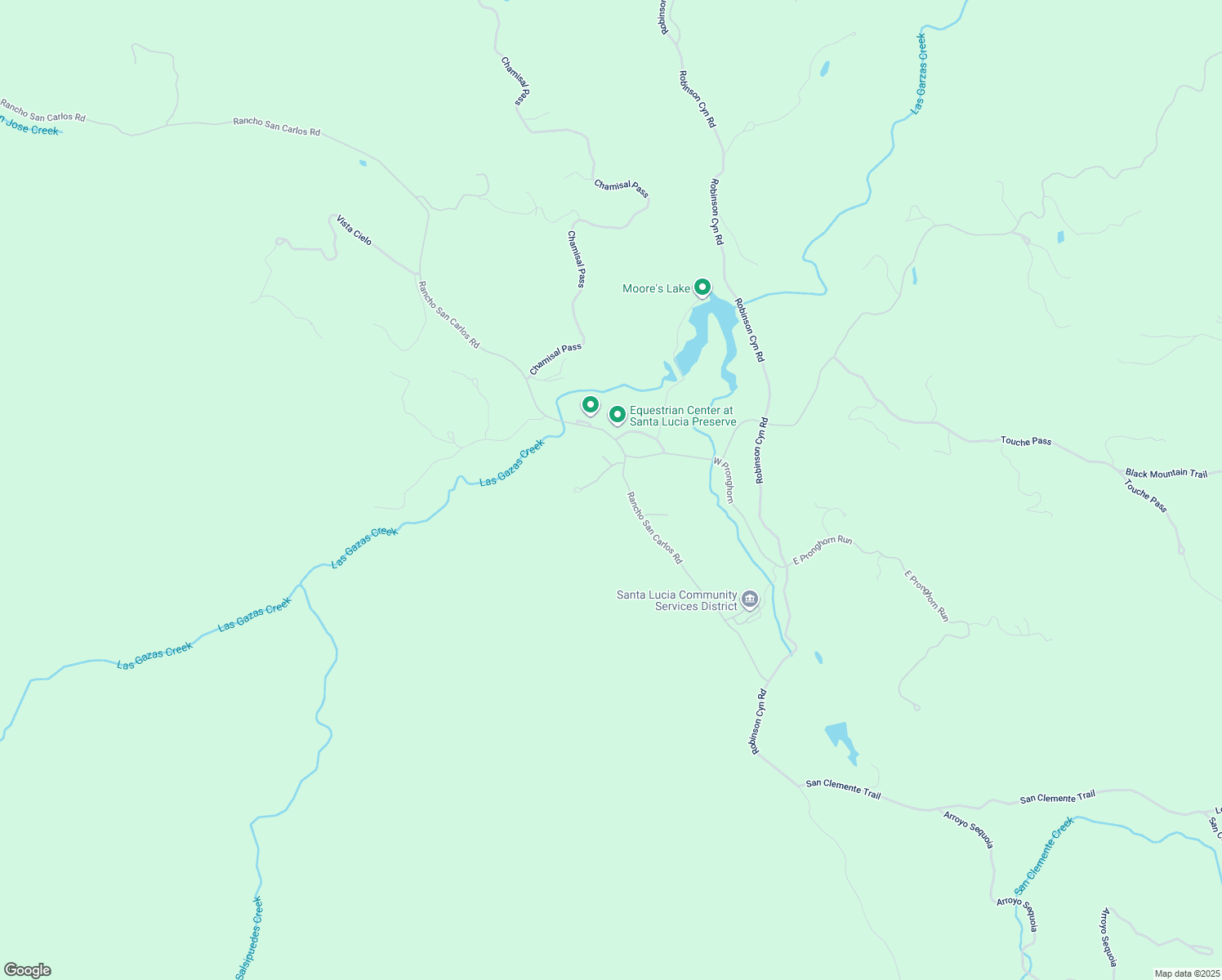 map of restaurants, bars, coffee shops, grocery stores, and more near 3 Vía Vaquera in Carmel-by-the-Sea