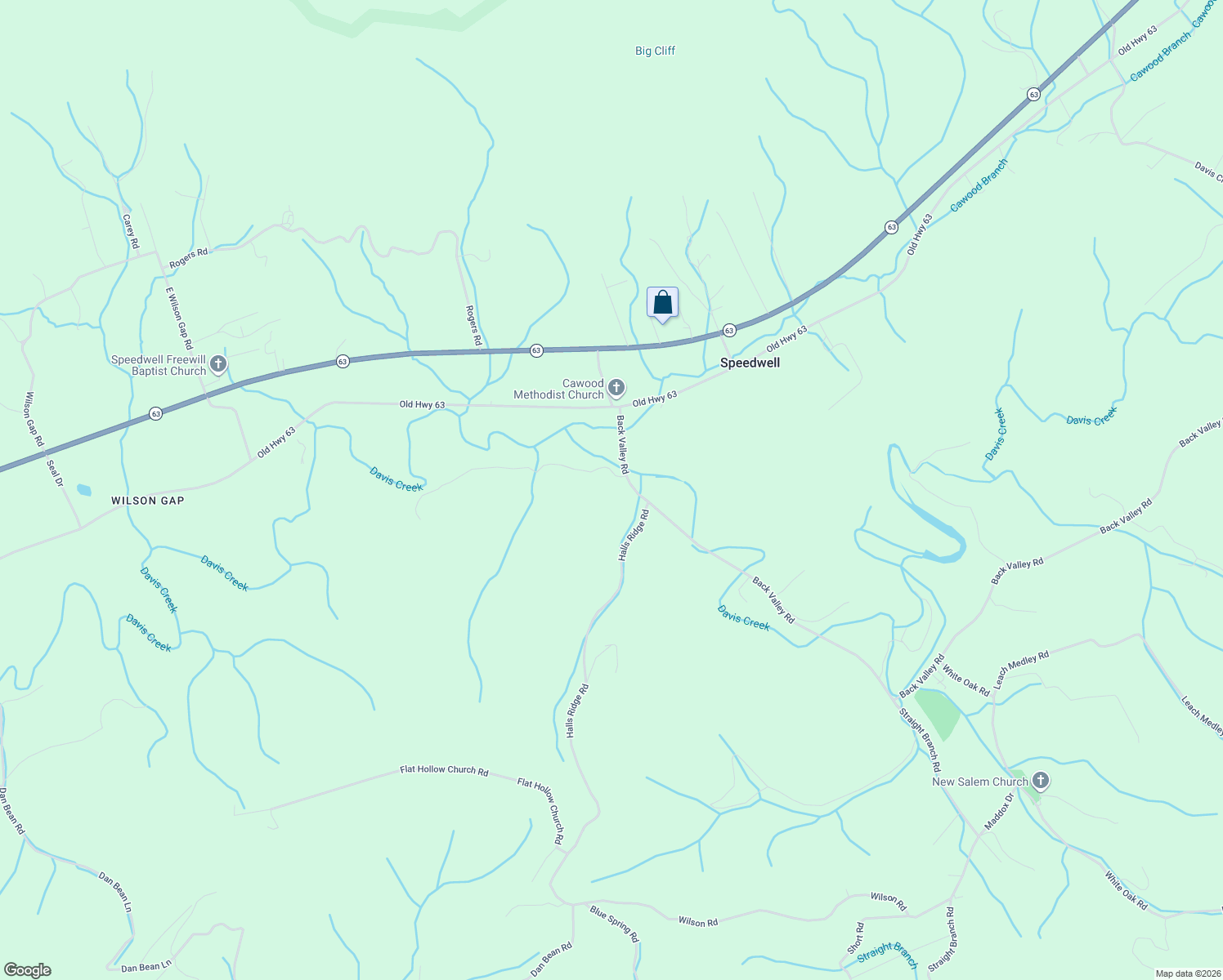 map of restaurants, bars, coffee shops, grocery stores, and more near 4969 Back Valley Road in Speedwell