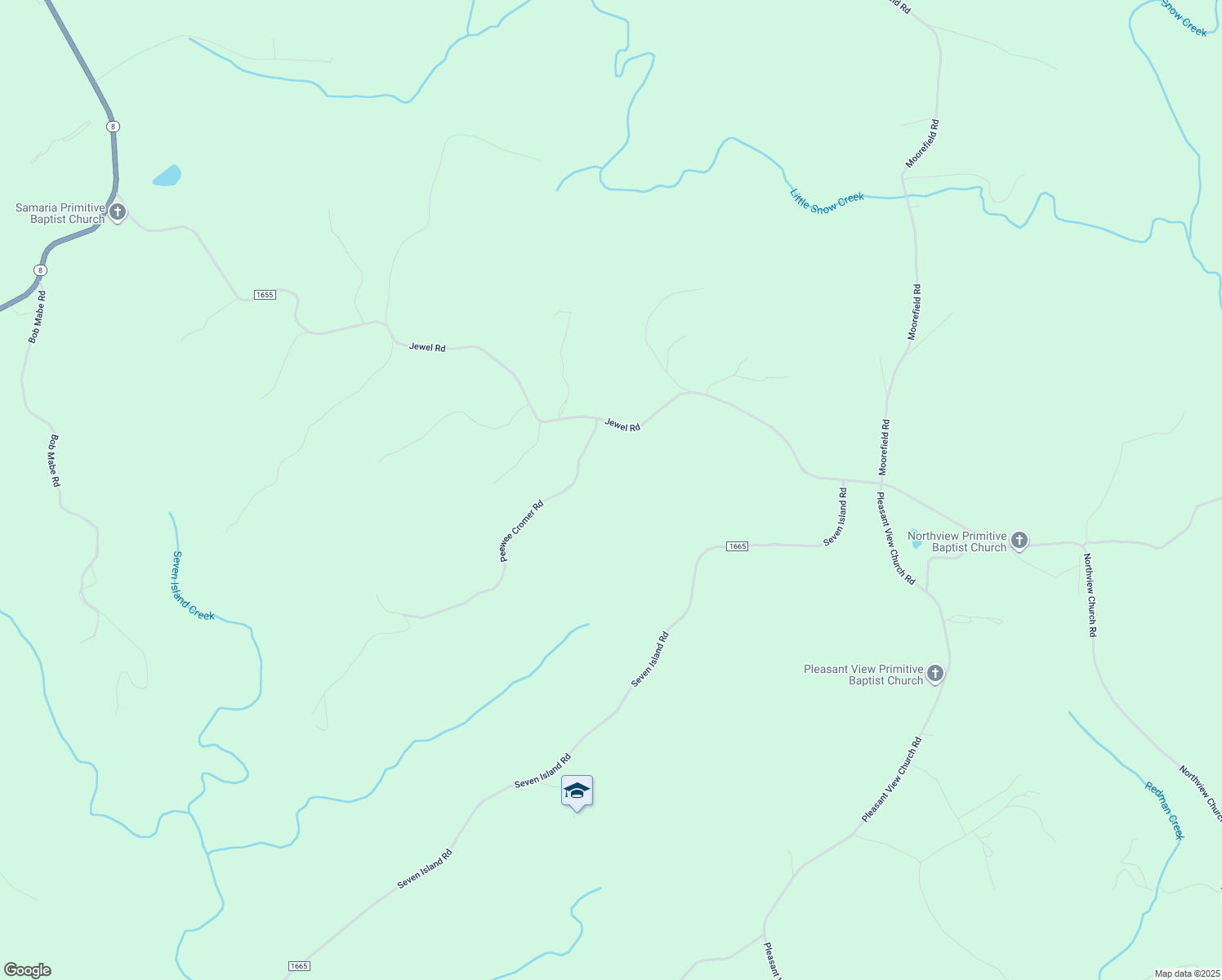 map of restaurants, bars, coffee shops, grocery stores, and more near 1095 Peewee Cromer Road in Danbury