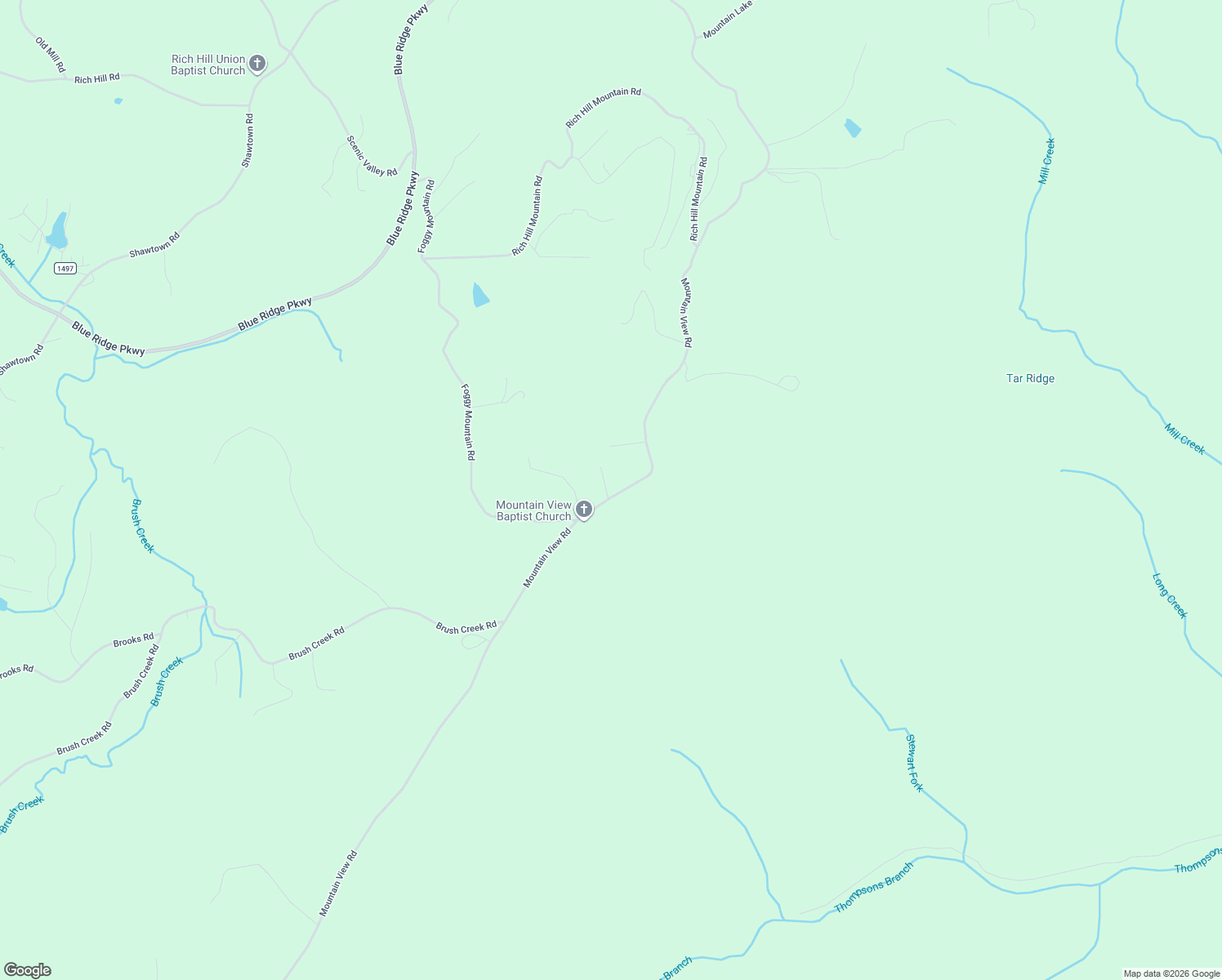 map of restaurants, bars, coffee shops, grocery stores, and more near 22 Josephs Lane in Glade Valley