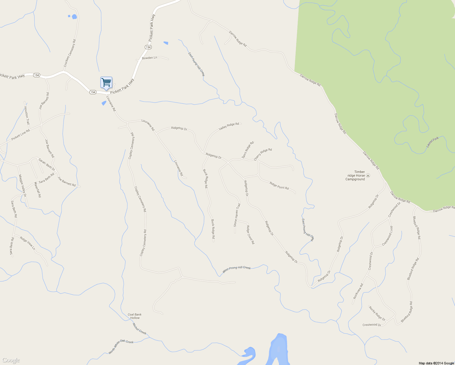 map of restaurants, bars, coffee shops, grocery stores, and more near 733 Stone Haven Trail in Jamestown