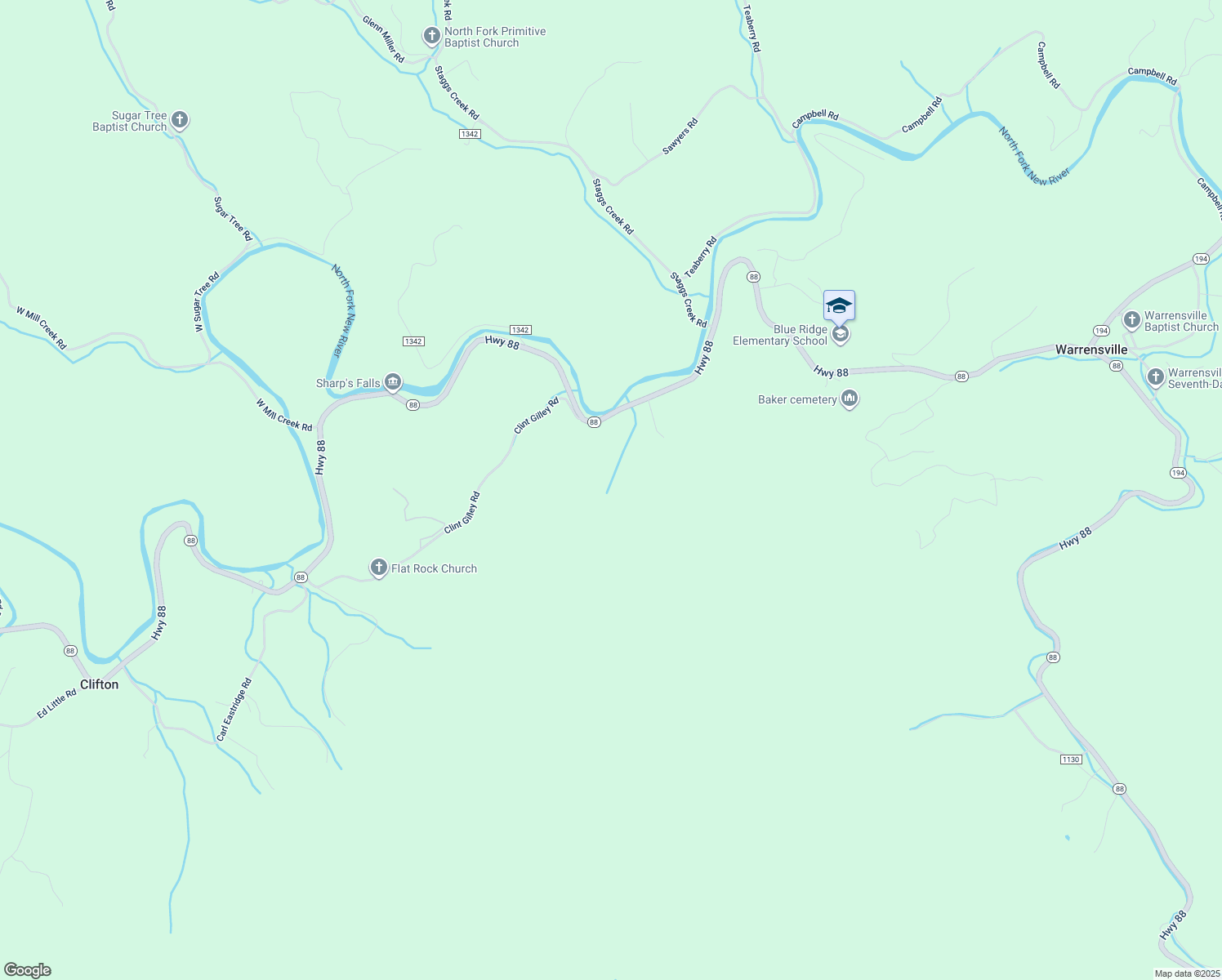 map of restaurants, bars, coffee shops, grocery stores, and more near 793 Clint Gilley Road in Warrensville
