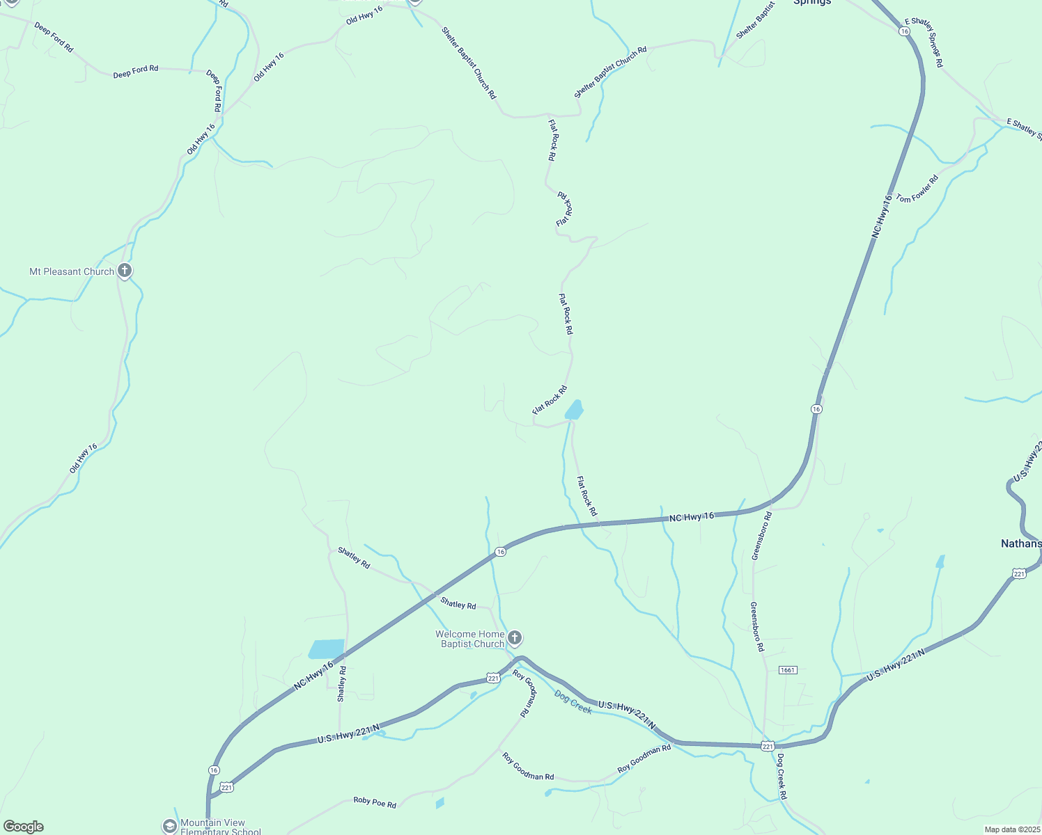 map of restaurants, bars, coffee shops, grocery stores, and more near 200 Flat Rock Acres Road in Crumpler