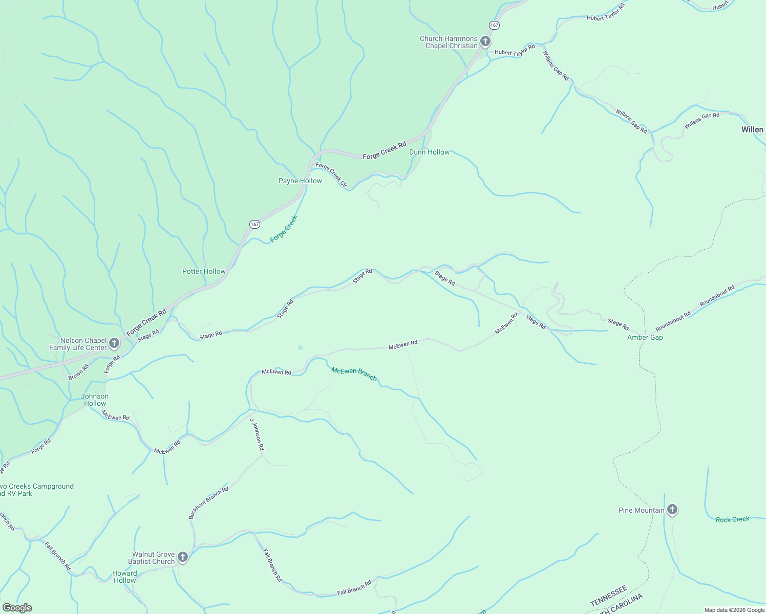 map of restaurants, bars, coffee shops, grocery stores, and more near in Willen Gap