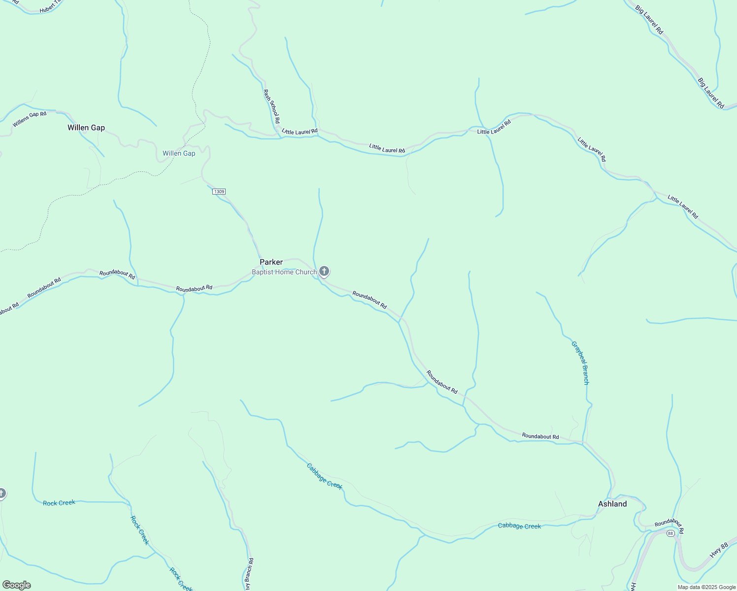 map of restaurants, bars, coffee shops, grocery stores, and more near 2250 Roundabout Road in Creston