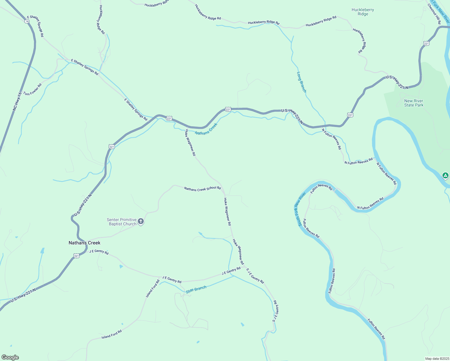 map of restaurants, bars, coffee shops, grocery stores, and more near 745 Hoke Wagoner Road in Crumpler
