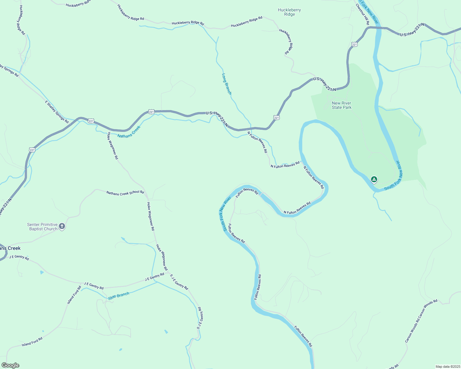 map of restaurants, bars, coffee shops, grocery stores, and more near 326 Shallowford Road in Laurel Springs
