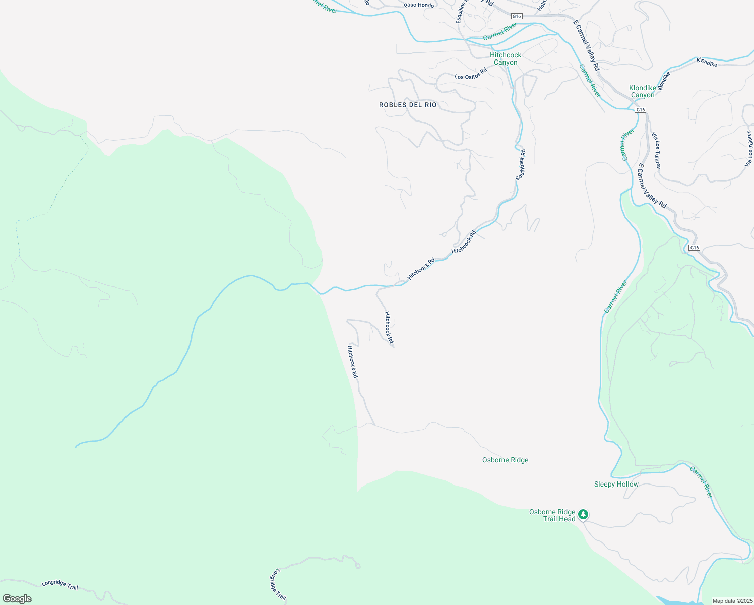 map of restaurants, bars, coffee shops, grocery stores, and more near 65 Hitchcock Road in Carmel Valley