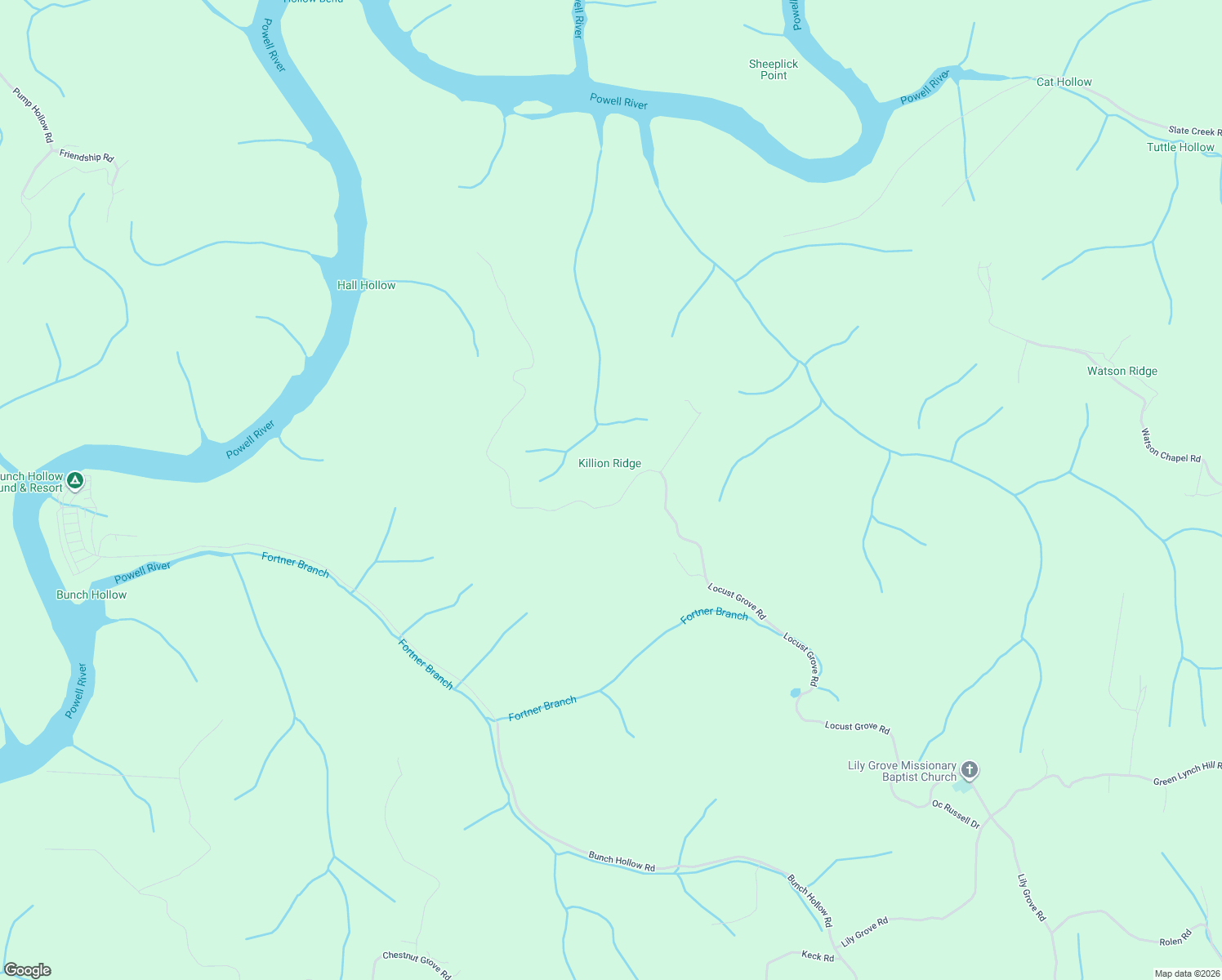 map of restaurants, bars, coffee shops, grocery stores, and more near 1797 Locust Grove Road in New Tazewell